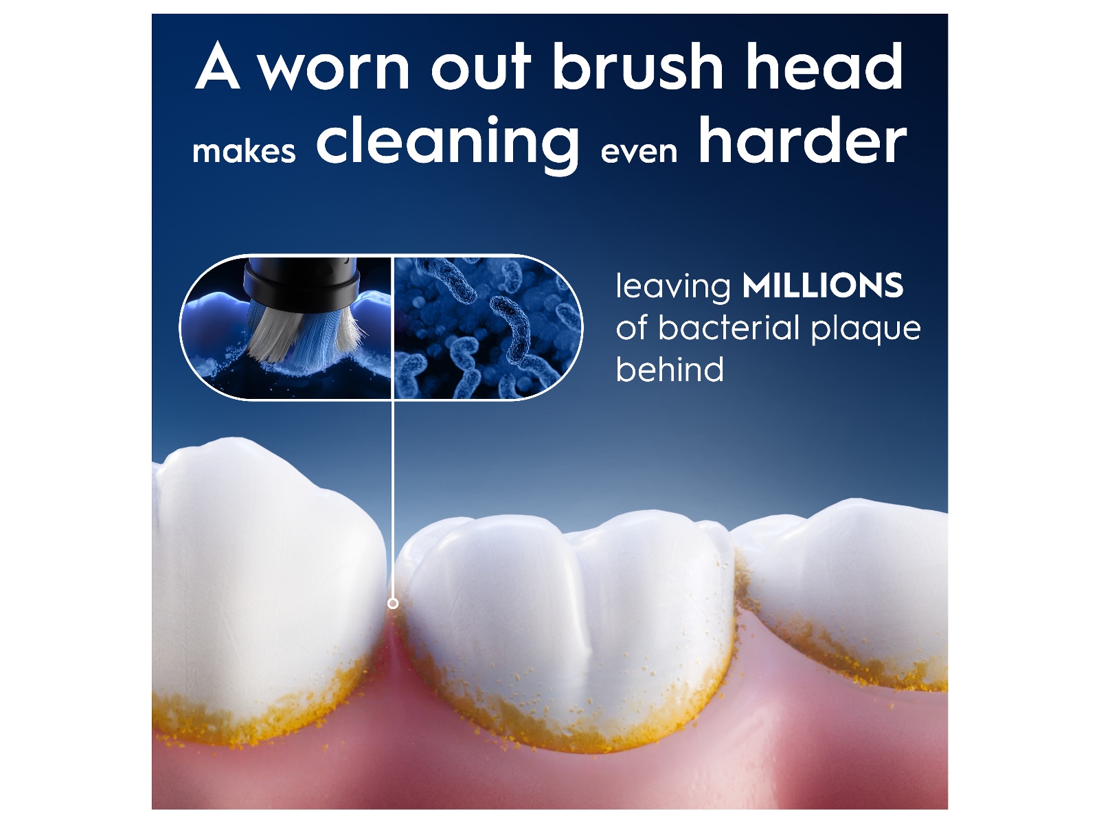 Oral-B iO Ultimate Clean borsthuvuden 3 st (vit) Tandborsthuvud