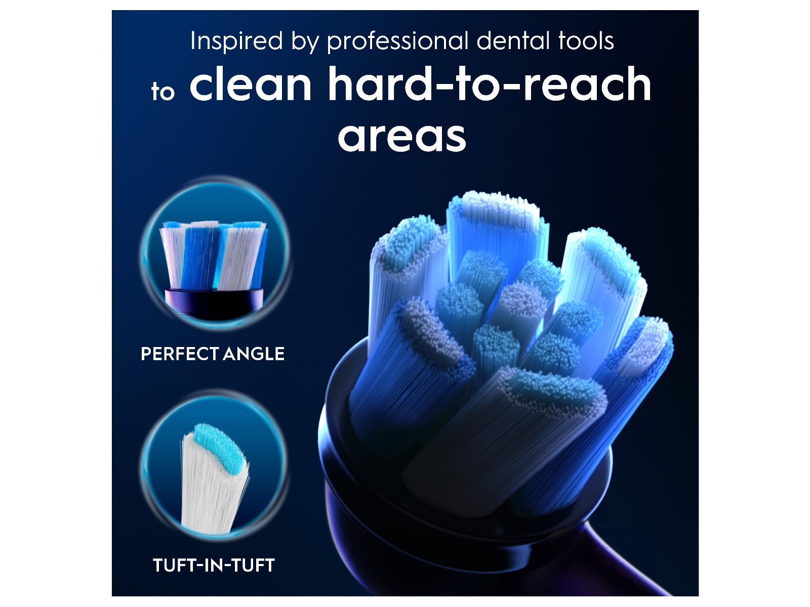 Oral-B iO Ultimate Clean borsthuvuden 6 st (svart) Tandborsthuvud