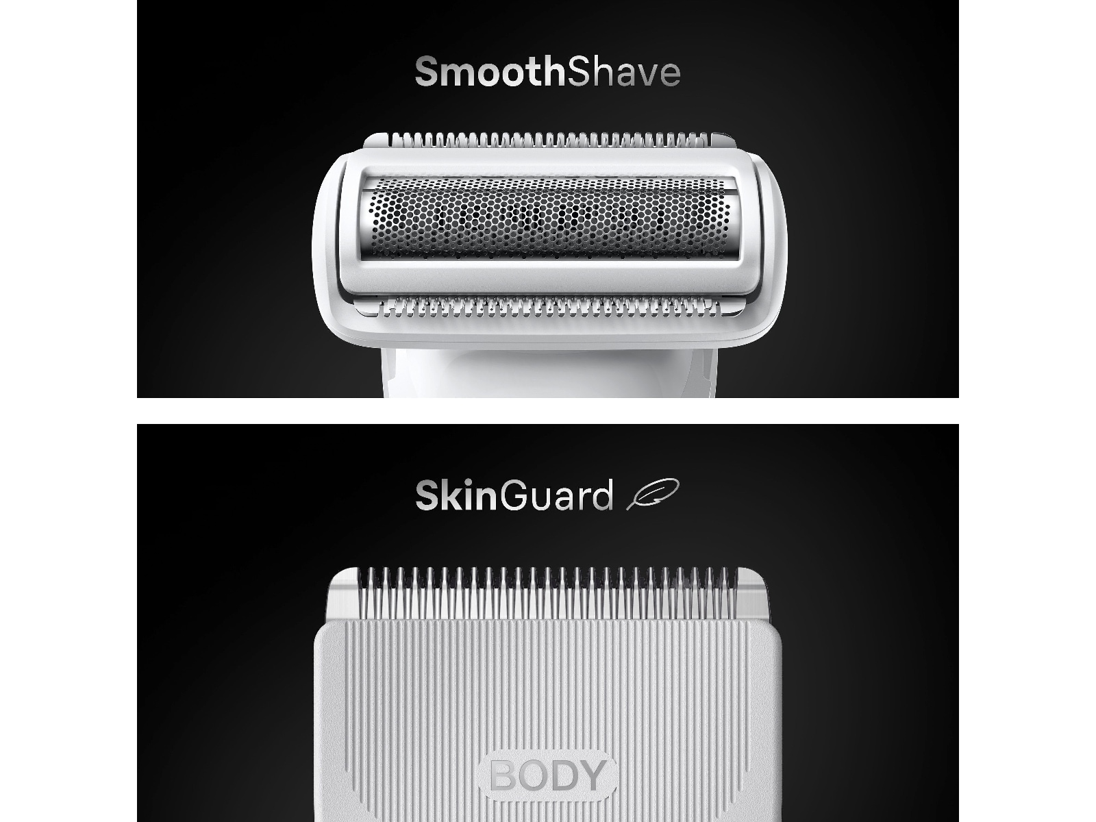 Braun Series 7 kroppstrimmer (grå) Rakapparat