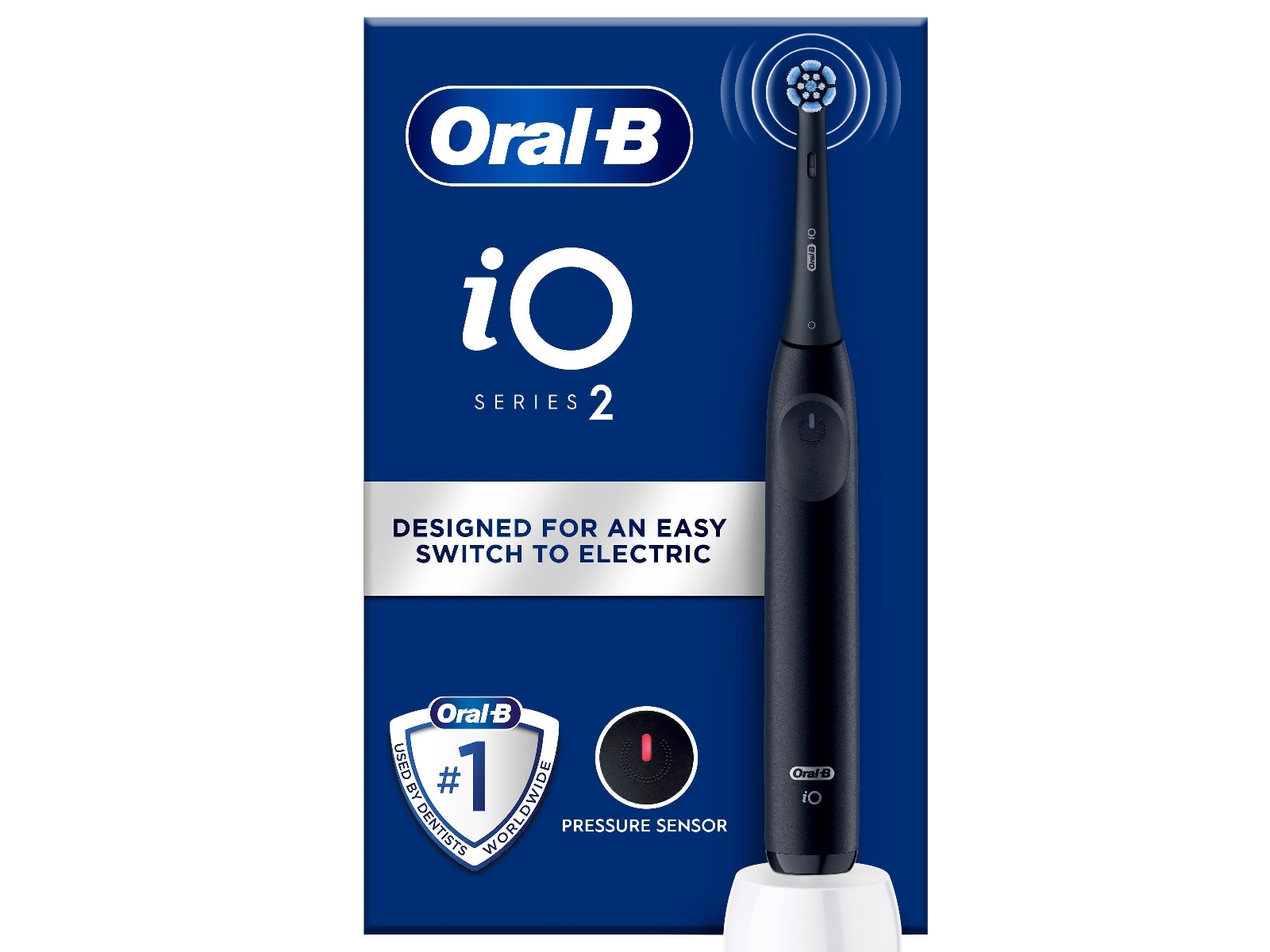 ORAL-B iO2 Series Elektrisk tandborste (Night Black) Eltandborste