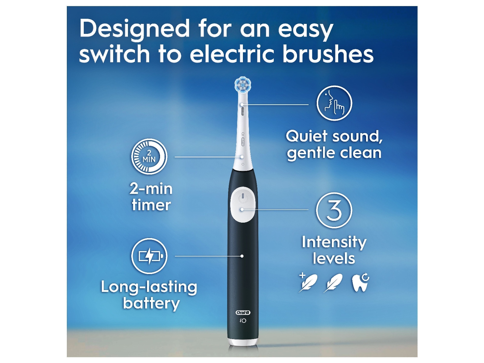 ORAL-B iO2 Series Elektrisk tandborste (Forest Green) Eltandborste