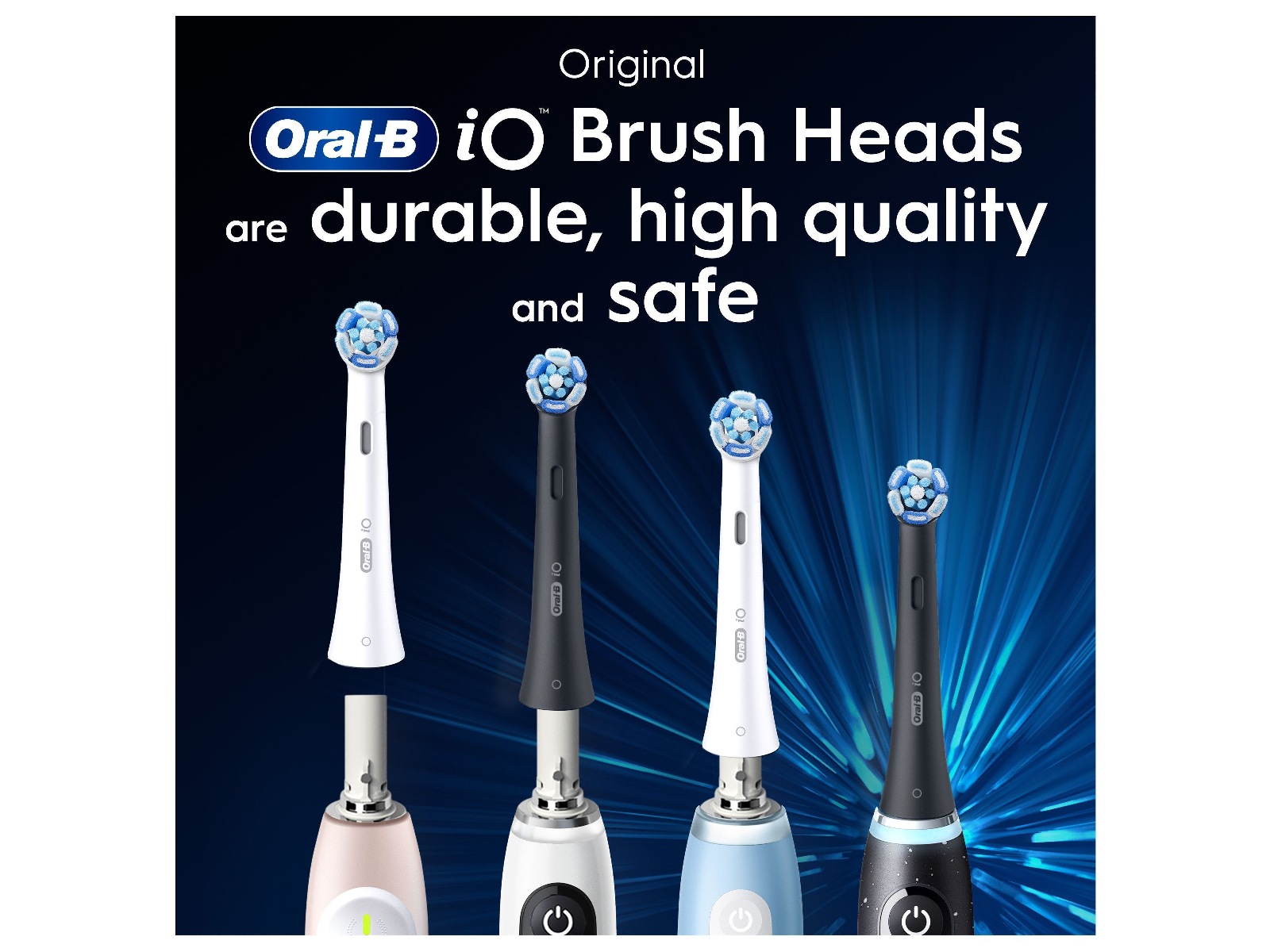 Oral-B iO Ultimate Clean borsthuvuden 6 st (vit) Tandborsthuvud