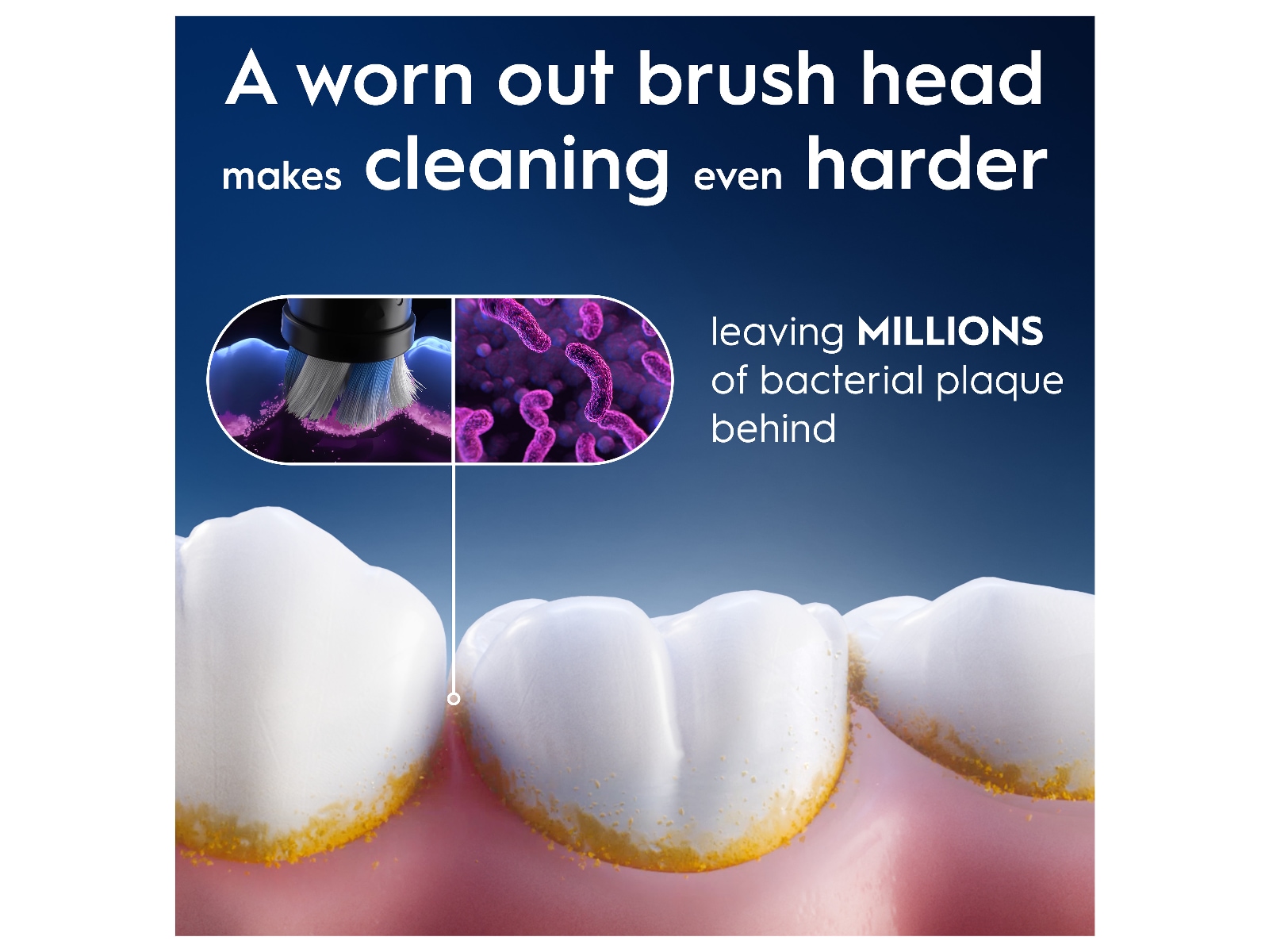 Oral-B iO Gentle Care borsthuvuden 3 st (vit) Tandborsthuvud