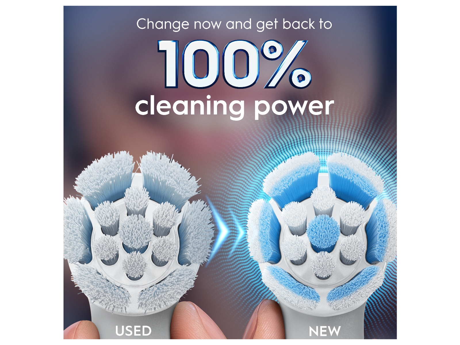 Oral-B iO Gentle Care borsthuvuden 3 st (vit) Tandborsthuvud