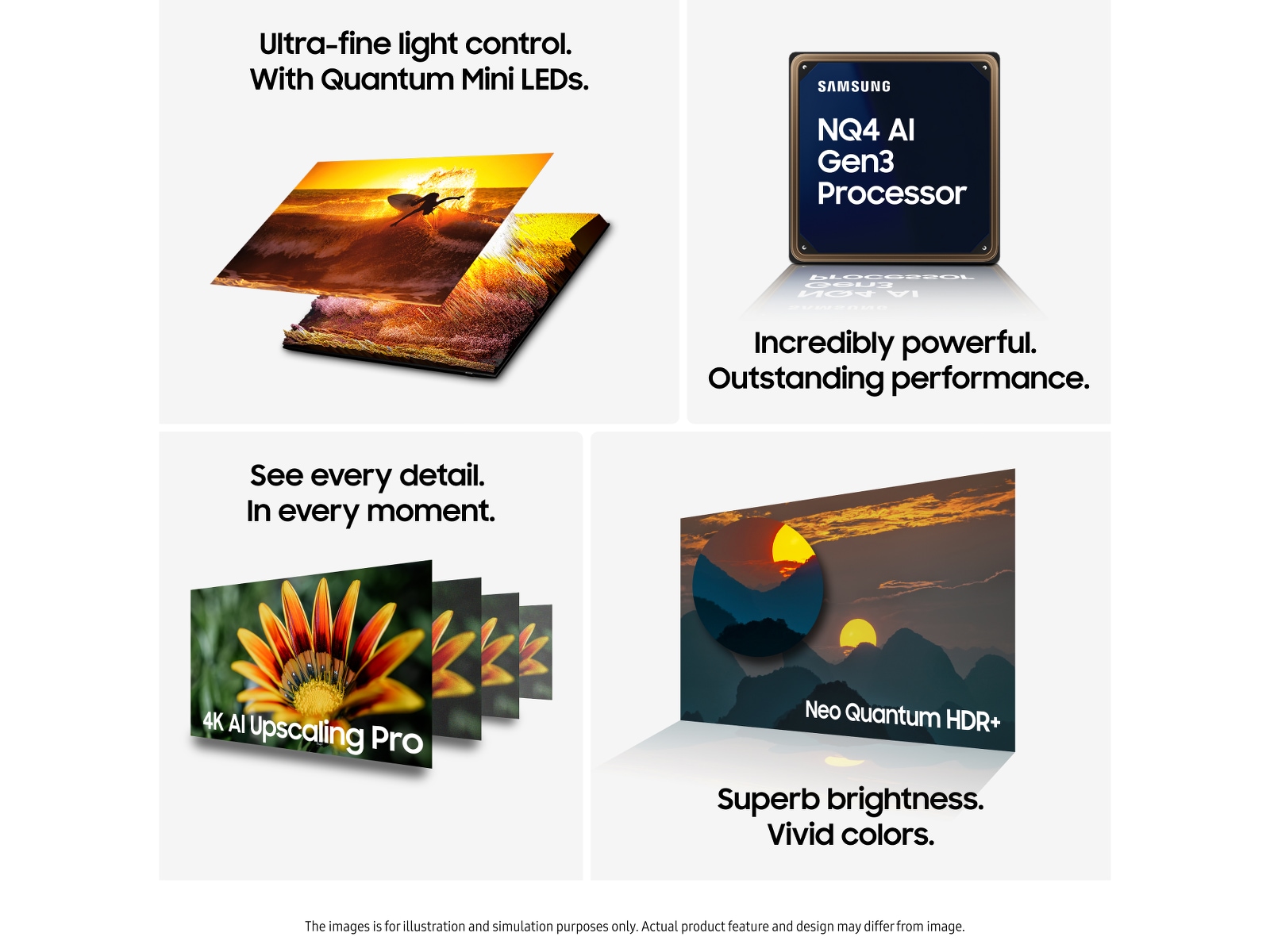 Samsung 43" QN90F Neo QLED 4K Mini LED Smart TV (2025) 20 - 49 tums TV