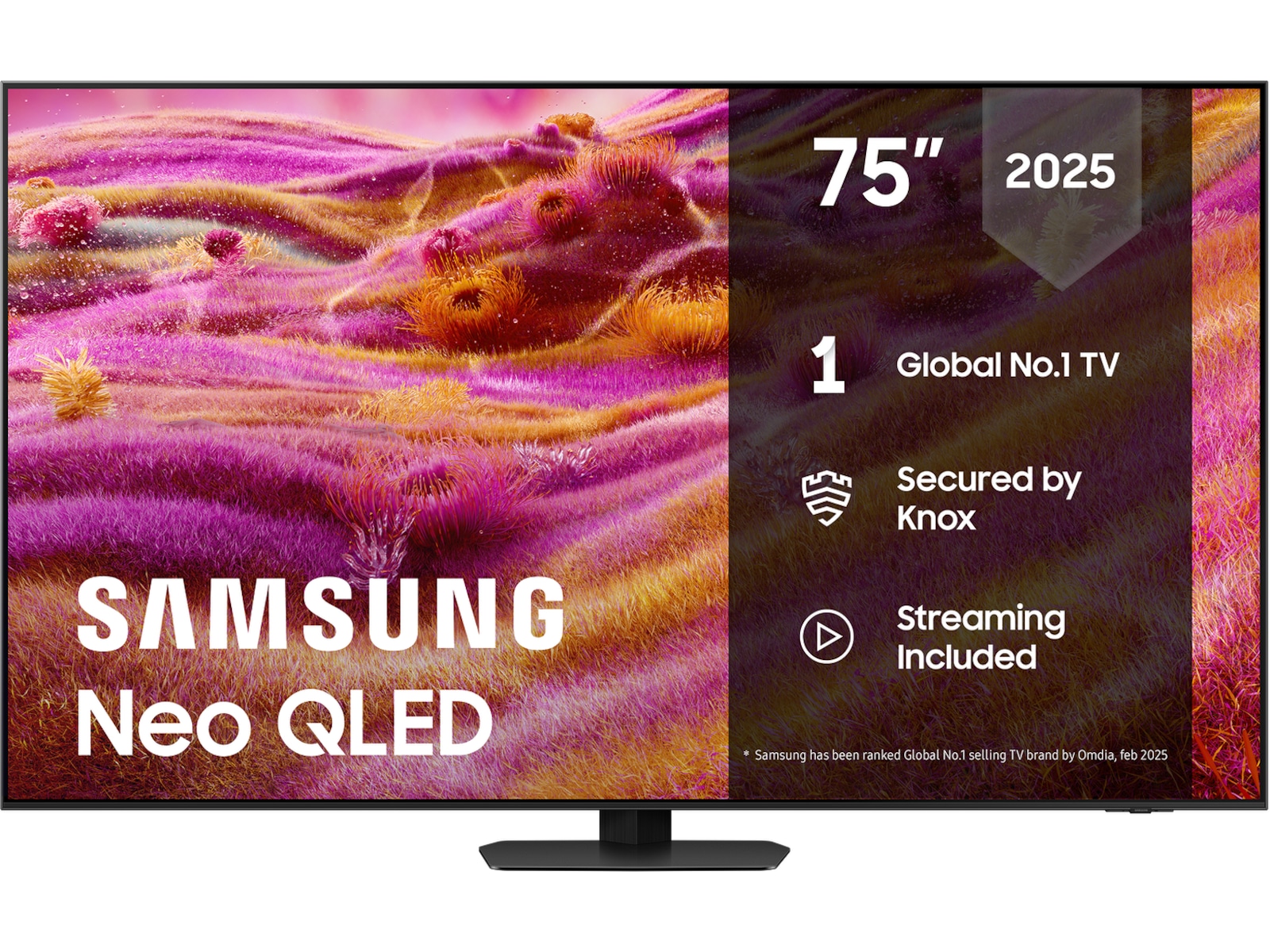 Samsung 75" QN90F Neo QLED 4K Mini LED Smart TV (2025) 70 - 79 tums TV