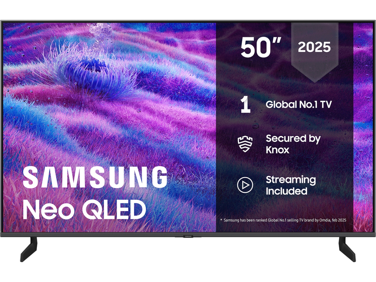 Samsung 50" QN80F Neo QLED 4K Mini LED Smart TV (2025) 50 - 59 tums TV