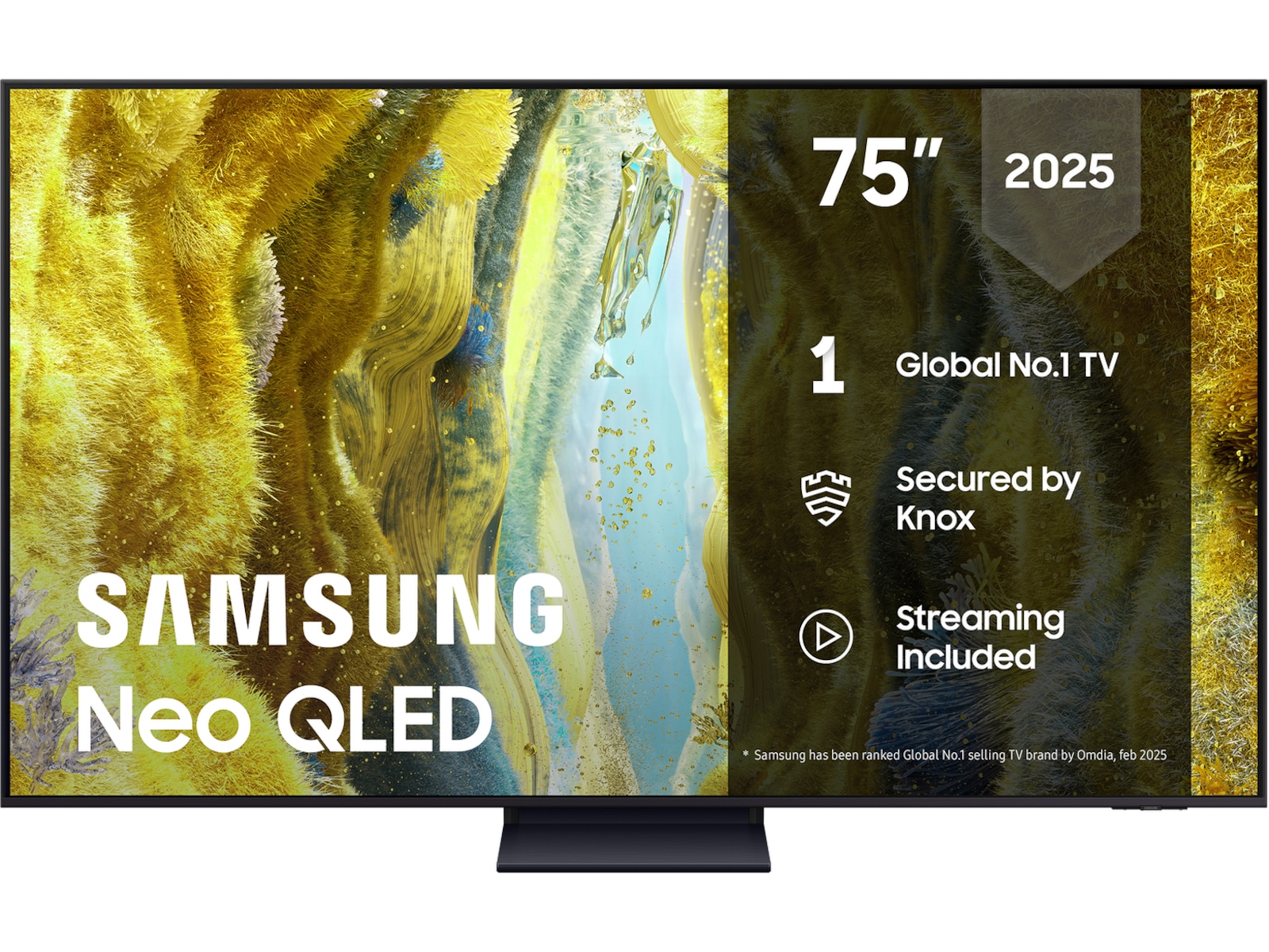 Samsung 75" QN73F Neo QLED 4K Mini LED Smart TV (2025) 70 - 79 tums TV