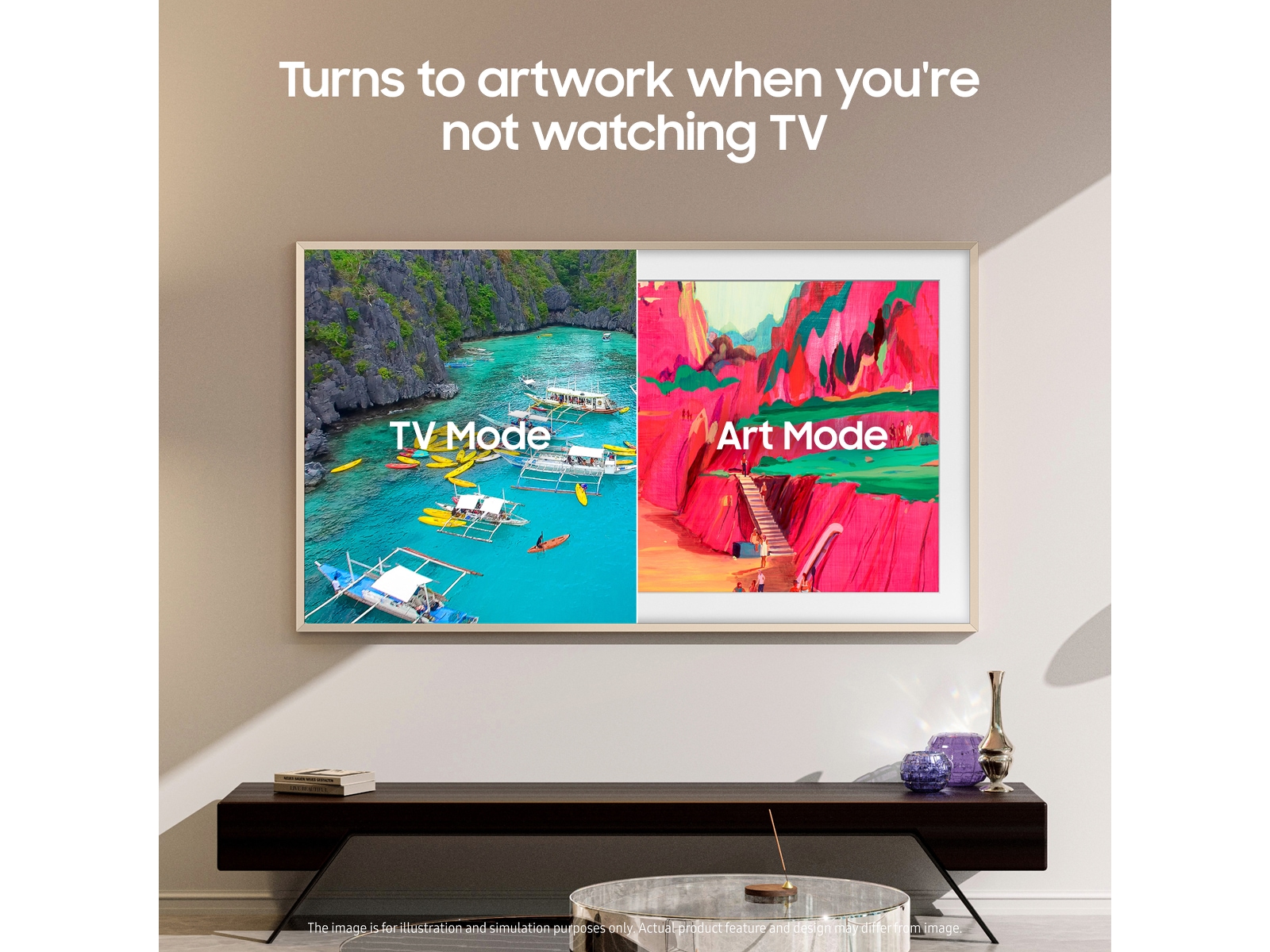 Samsung 65" The Frame Pro LS03FW Neo QLED 4K Smart TV (2025) 60 - 69 tums TV