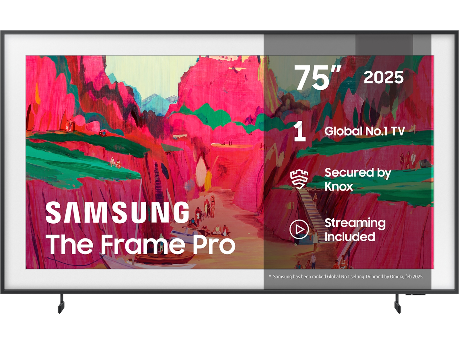 Samsung 75" The Frame Pro LS03FW Neo QLED 4K Smart TV (2025) 70 - 79 tums TV