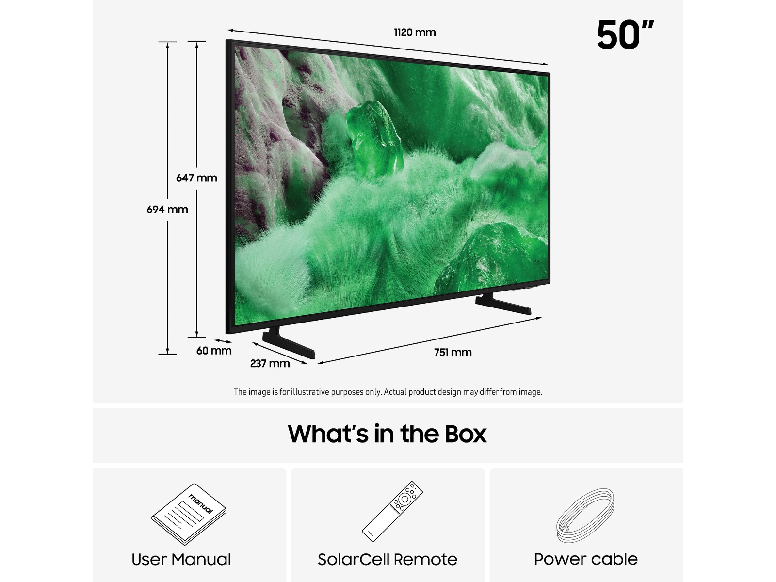 Samsung 50" Q7F2 QLED 4K Smart TV (2025) 50 - 59 tums TV