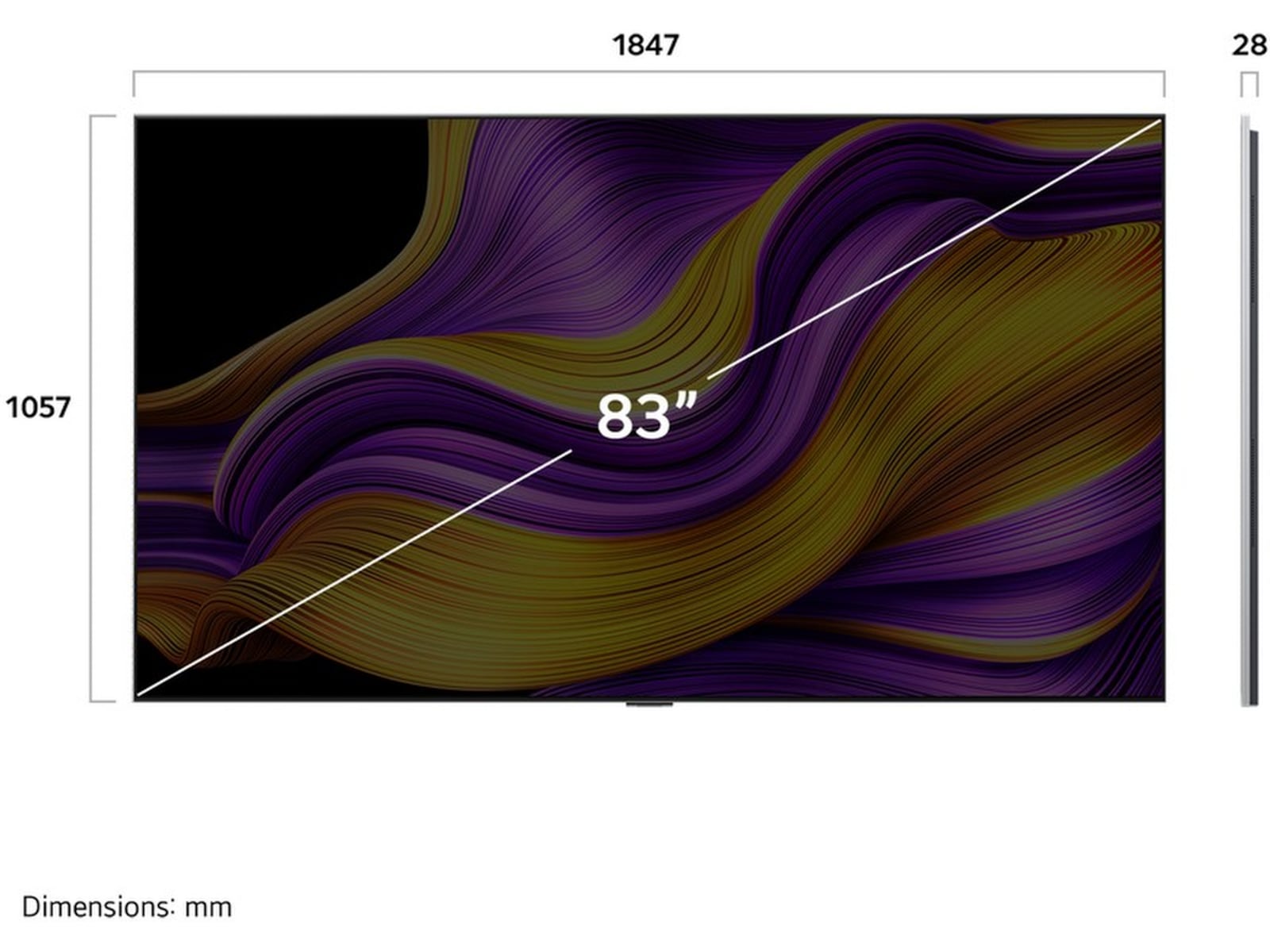 LG 83" G5 AI 4K OLED Smart TV (2025) Över 80 tums TV