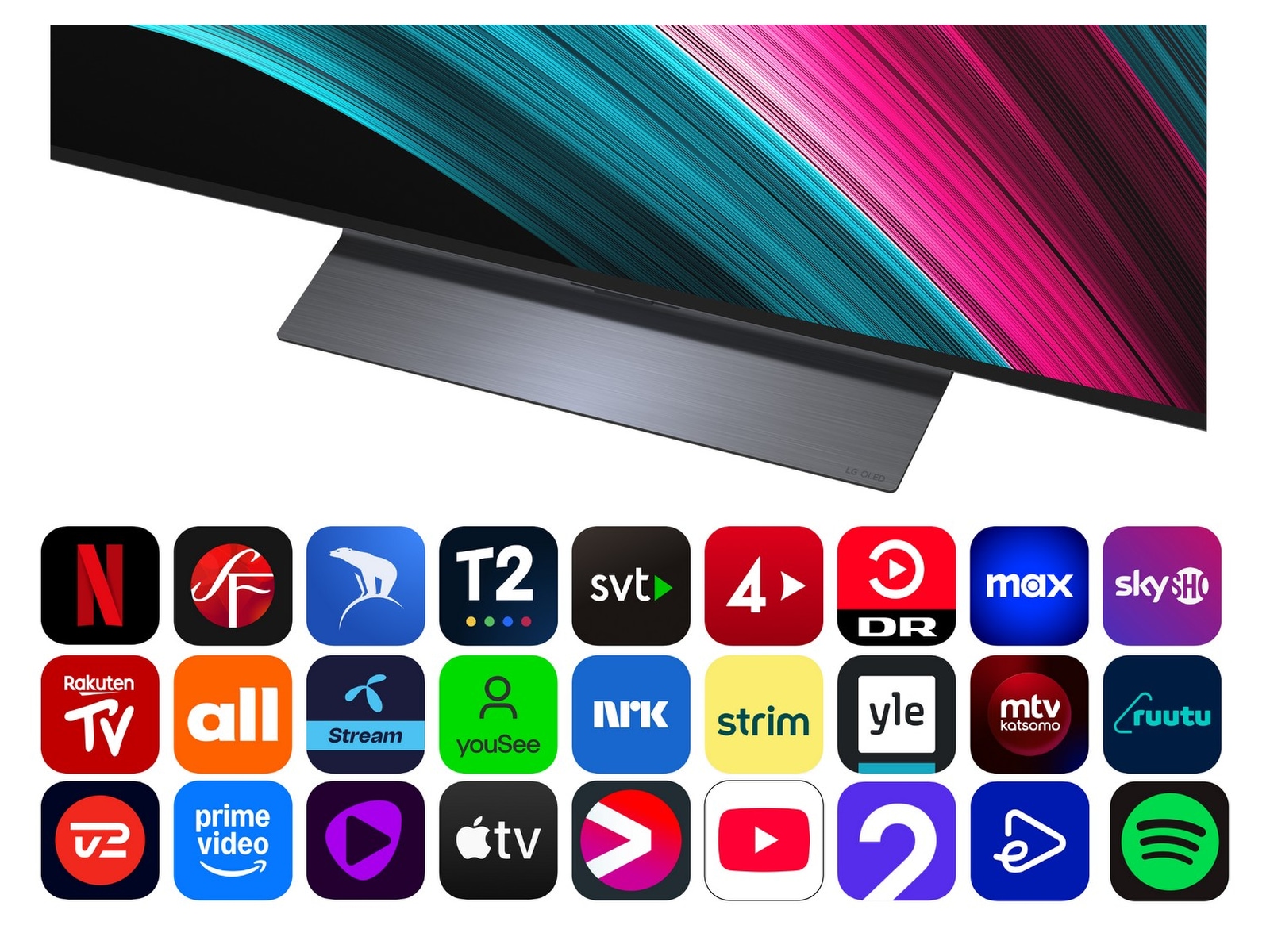 LG 65" C5 AI 4K OLED Smart TV (2025) 60 - 69 tums TV