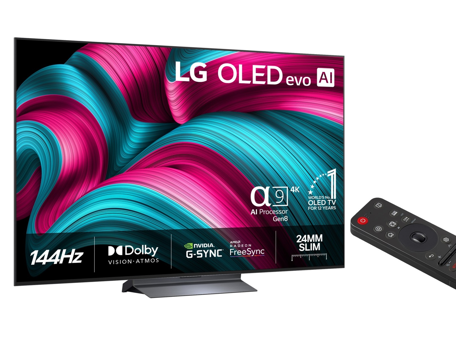 LG 77" C5 AI 4K OLED Smart TV (2025) 70 - 79 tums TV