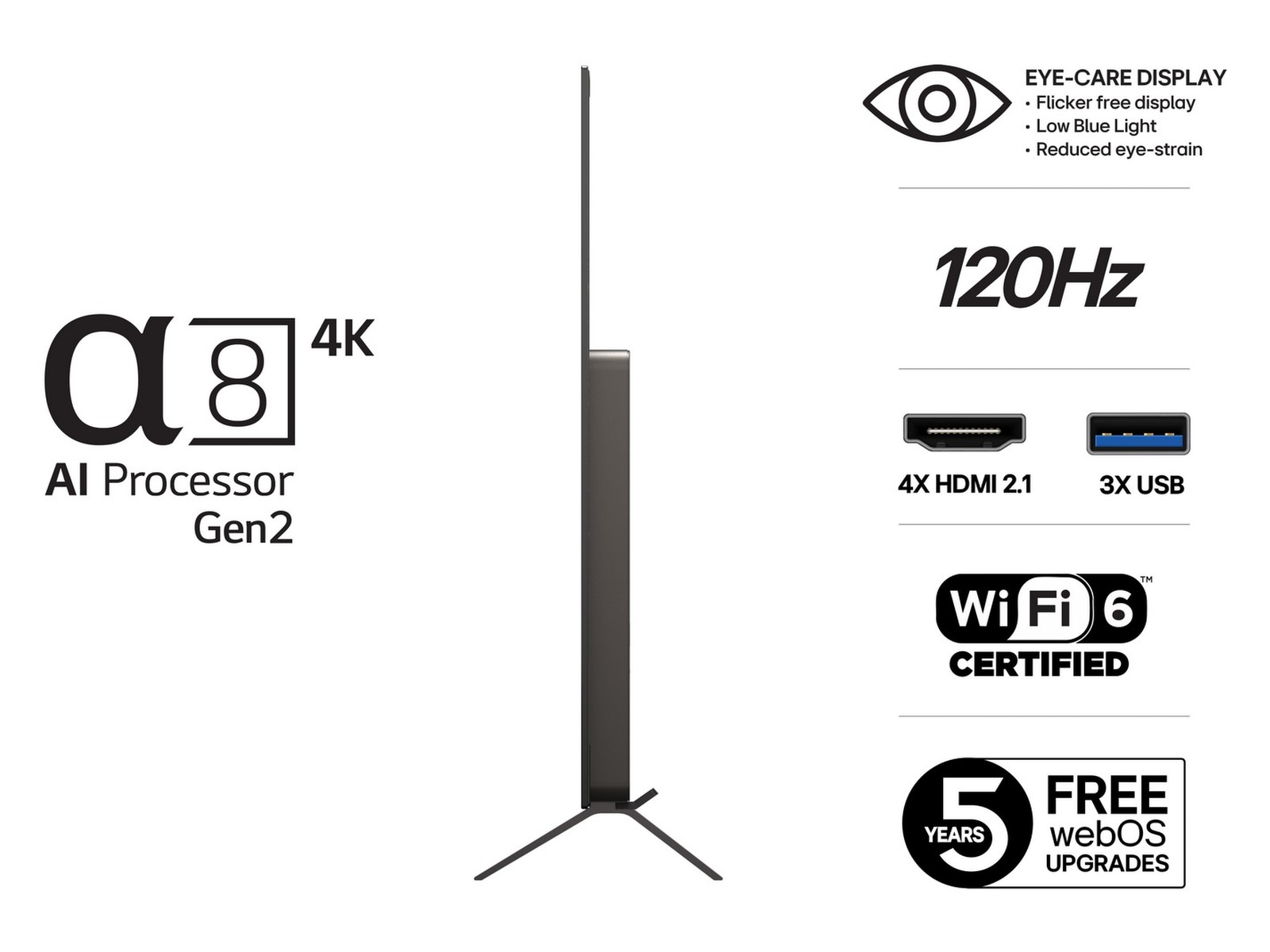 LG 48" B5 AI 4K OLED Smart TV (2025) 20 - 49 tums TV