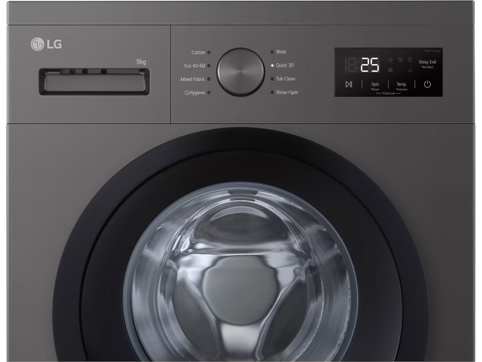 LG F4A1009NDK Tvättmaskin (Dark silver) Tvättmaskin