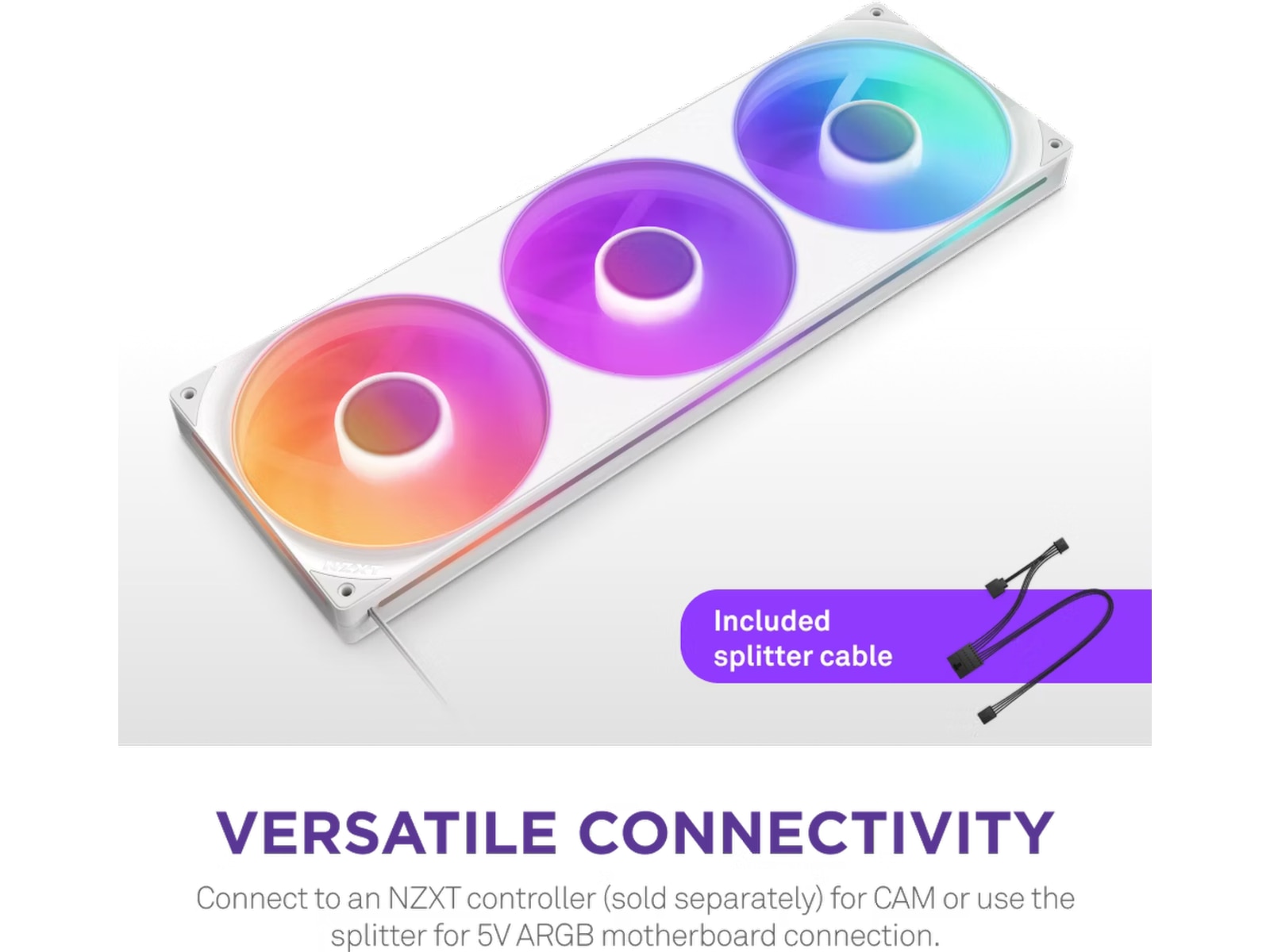 NZXT F420 RGB Core Kylare (vit) CPU - Vattenkylning