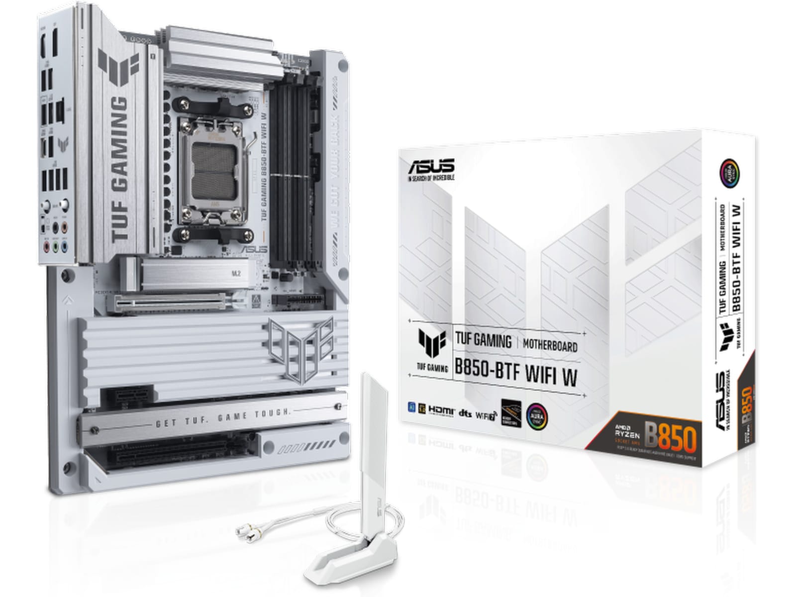 ASUS TUF GAMING B850-BTF WIFI W Moderkort AMD Socket