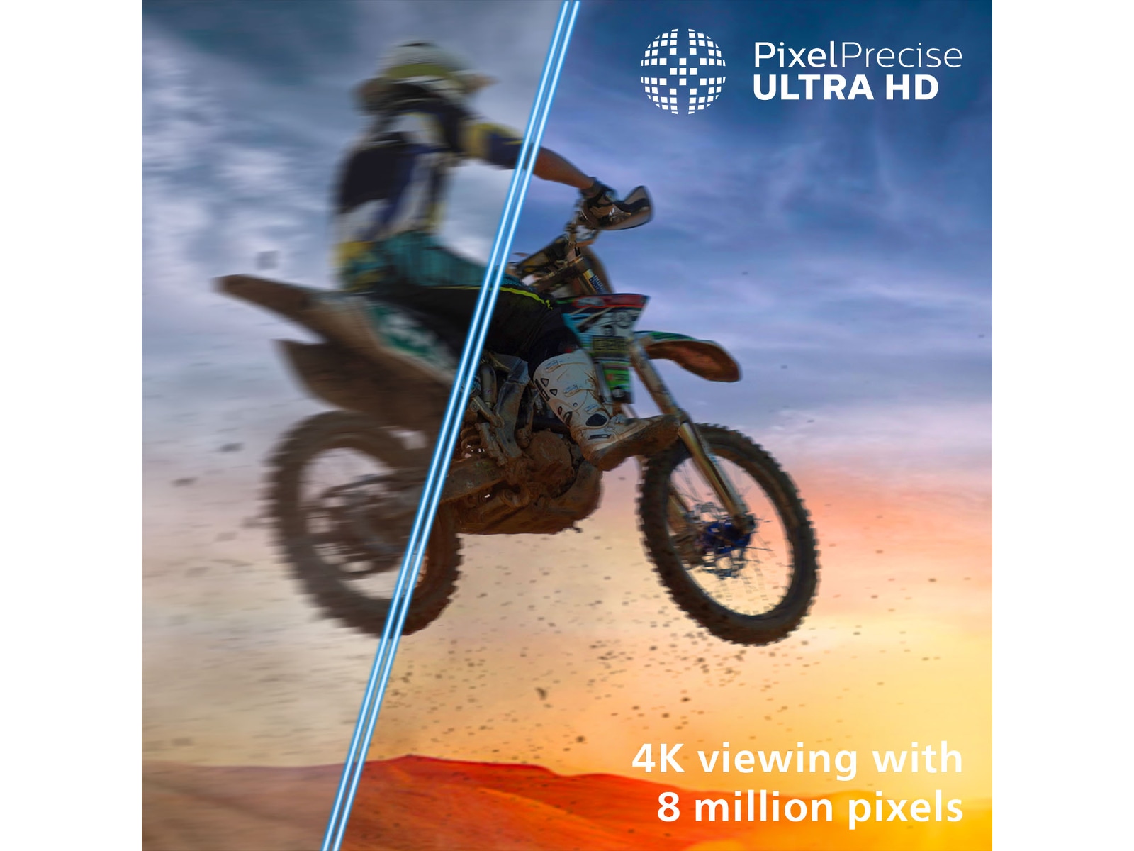 Philips 43" PUS8550/12QLED Smart Ambilight TV (2025) 20 - 49 tums TV