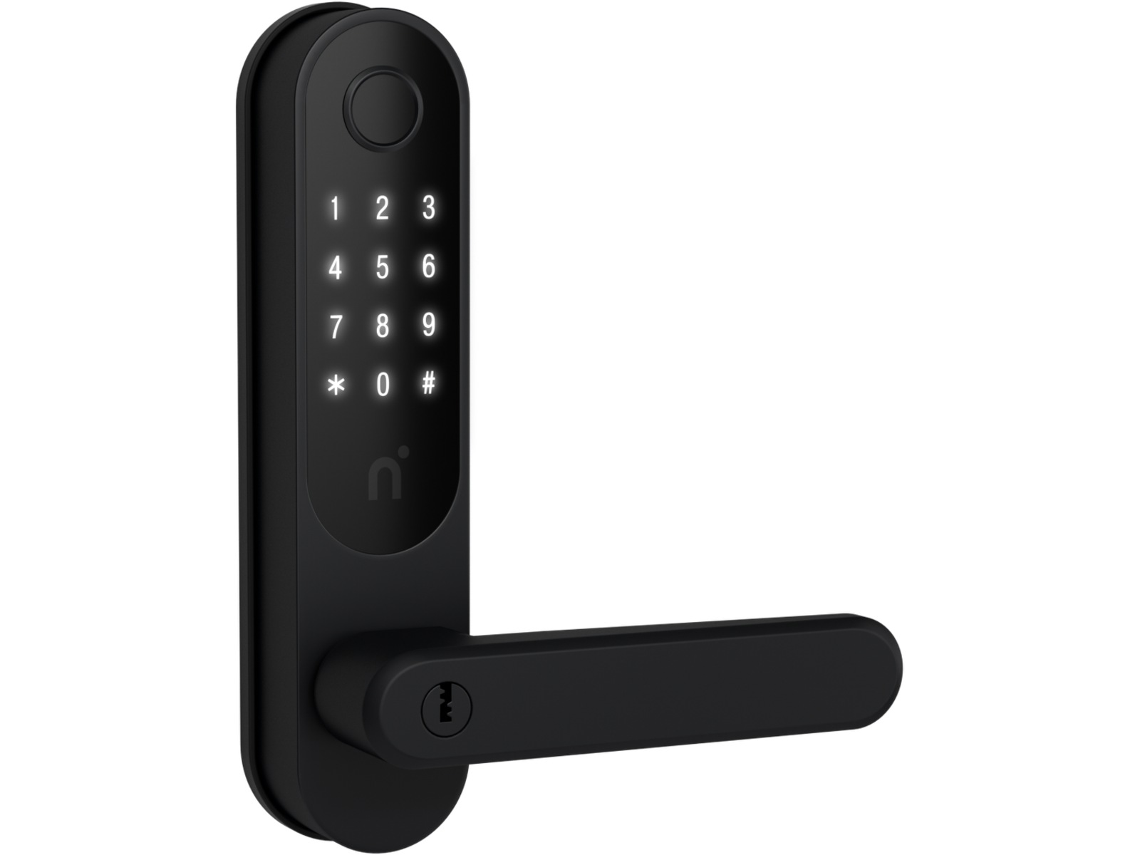 nimly Touch Pro smart lås (svart) Elektroniskt dörrlås