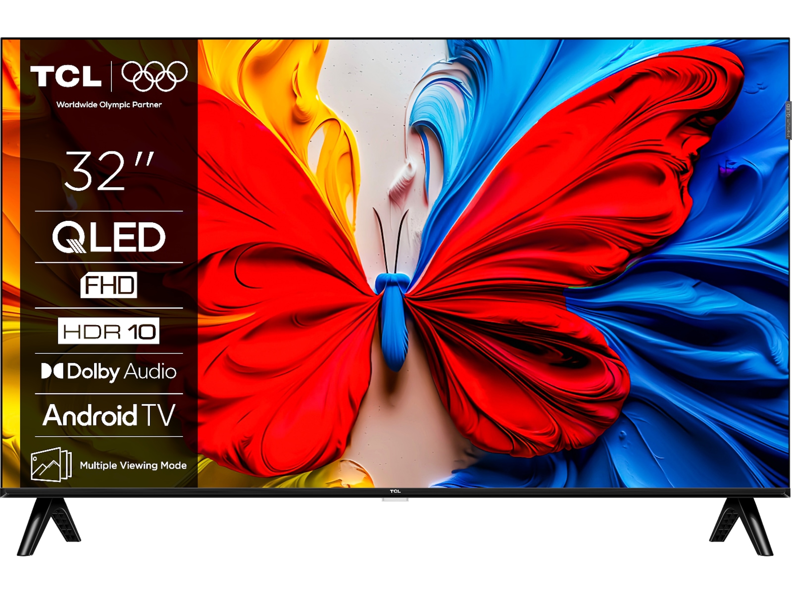 TCL 32" V5C HD Ready QLED Android TV 20 - 49 tums TV