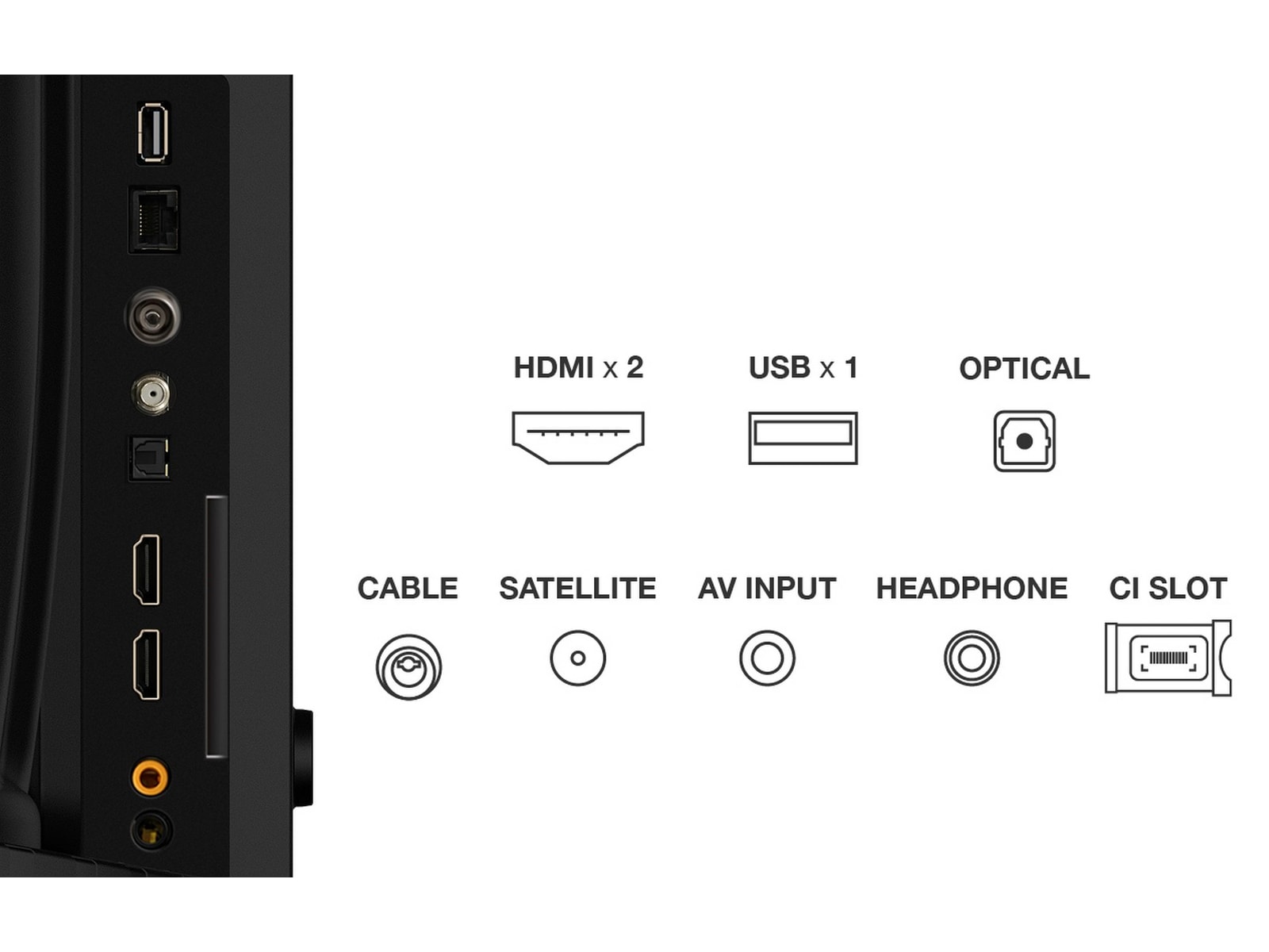 TCL 32" V5C HD Ready QLED Android TV 20 - 49 tums TV