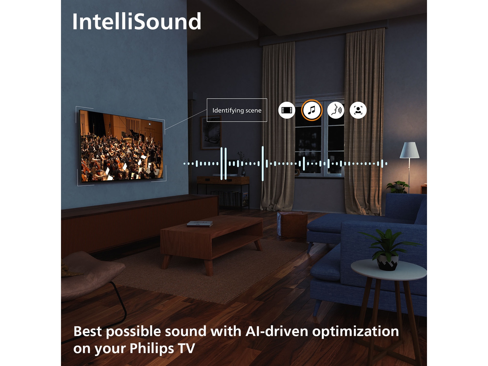 Philips 55" PUS7000/12 4K LED Smart TV (2025) 50 - 59 tums TV