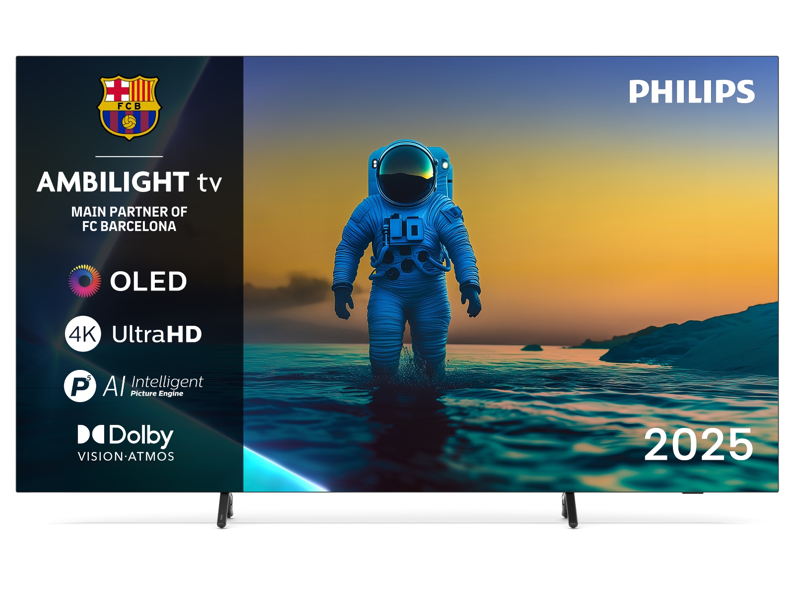 Philips 77" OLED810/12 OLED Smart Ambilight AI TV (2025) 70 - 79 tums TV