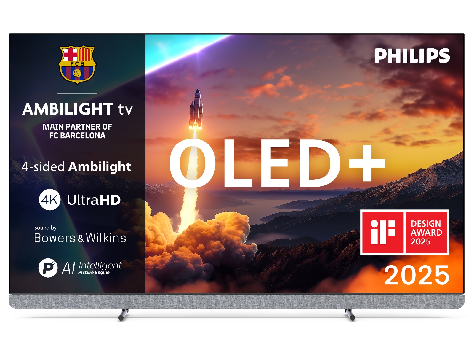 Philips 77" OLED910/12 OLED Plus Smart Ambilight AI TV (2025) 70 - 79 tums TV