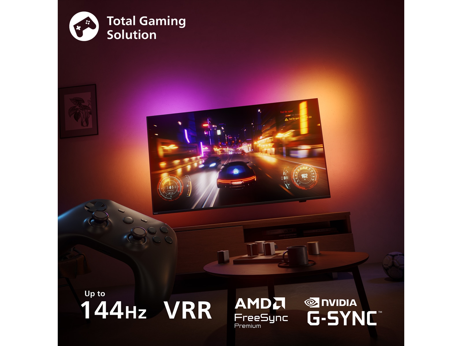 Philips 77" OLED910/12 OLED Plus Smart Ambilight AI TV (2025) 70 - 79 tums TV