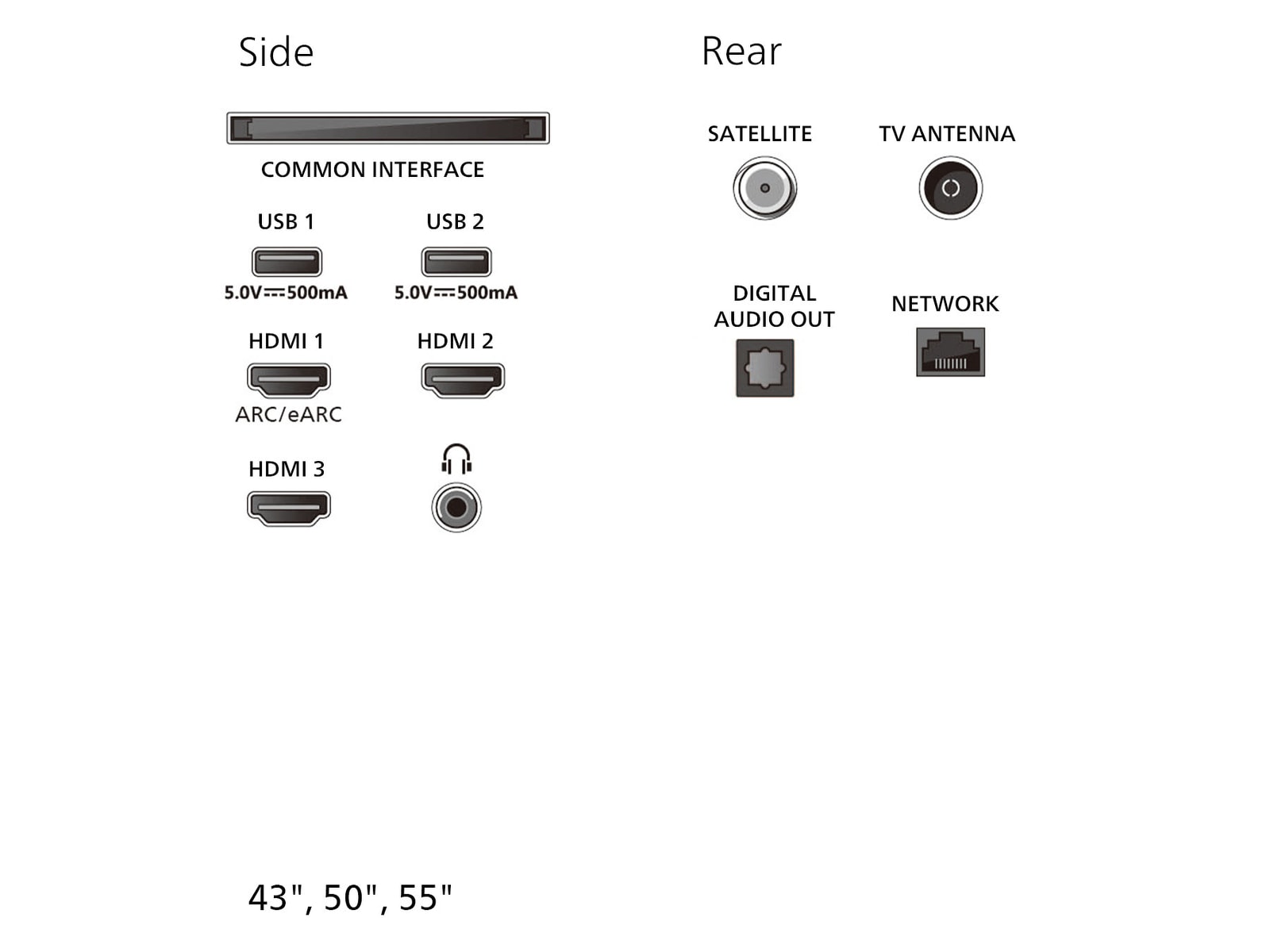 Philips 55" PUS8000/12 4K LED Smart Ambilight TV (2025) 50 - 59 tums TV