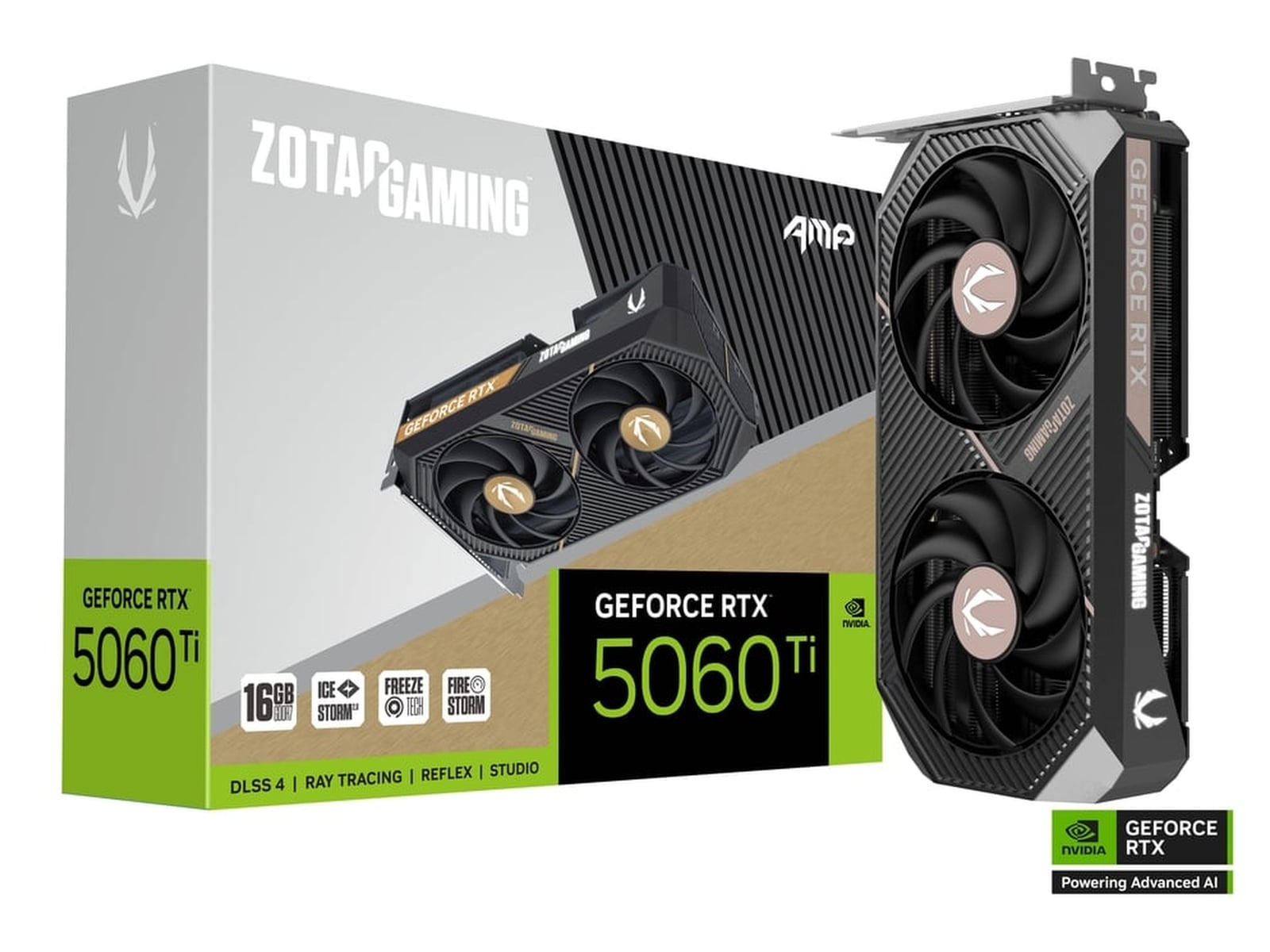 Zotac Gaming GeForce RTX 5060 Ti AMP Grafikkort