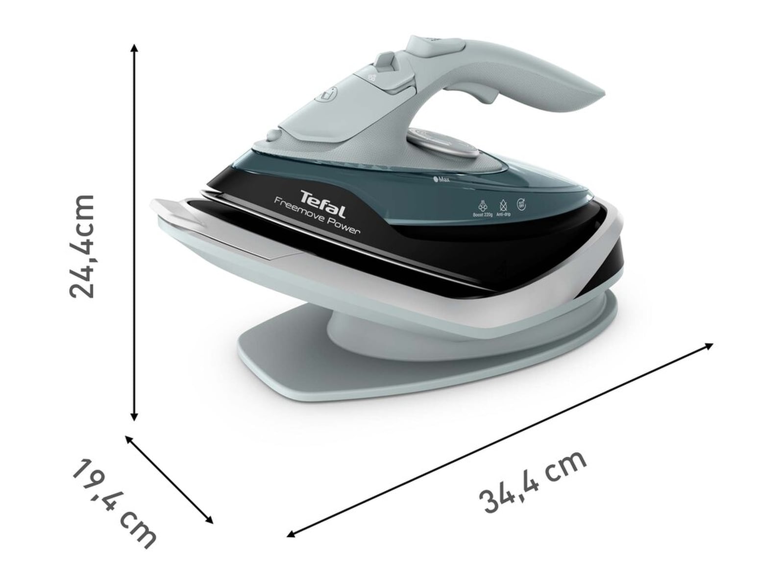 Tefal Freemove sladdlöst strykjärn Strykjärn