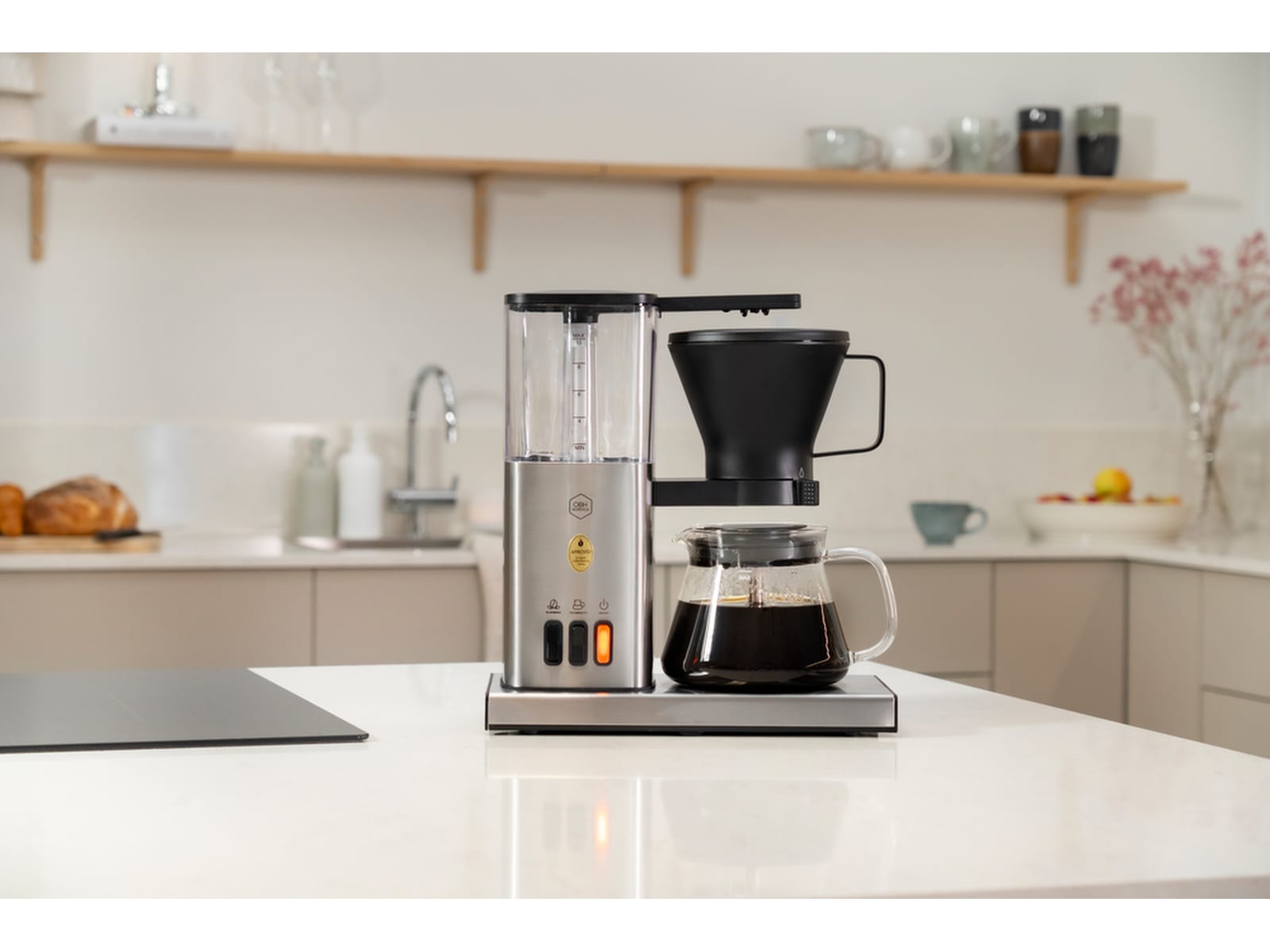 OBH Nordica Blooming Aroma 2426 Kaffebryggare (Silver) Kaffebryggare