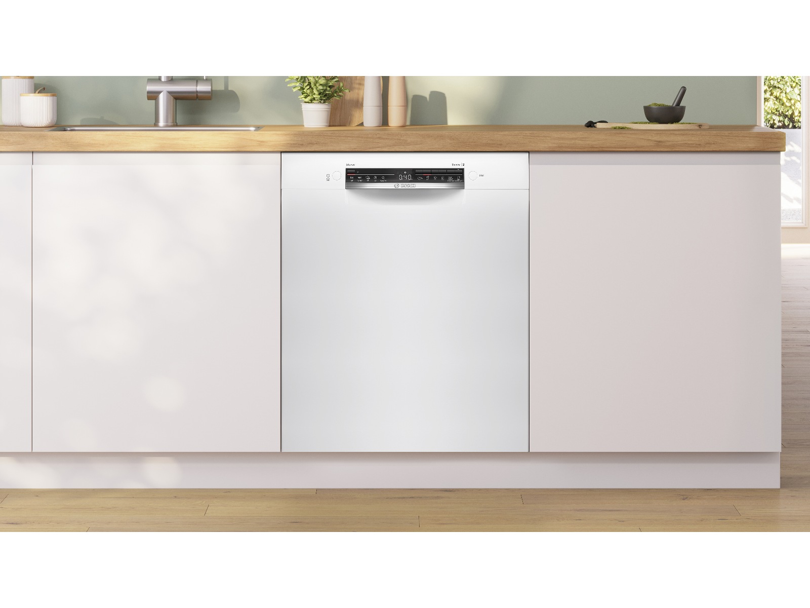 Bosch Serie 2 SMU2HVW02S Diskmaskin (vit) Underbyggd diskmaskin