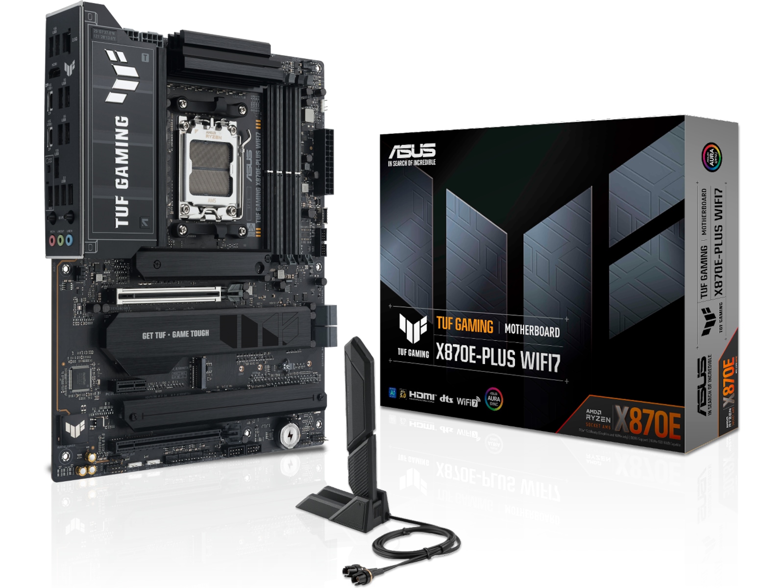 Asus TUF Gaming X870E-PLUS WIFI7 Moderkort AMD Socket