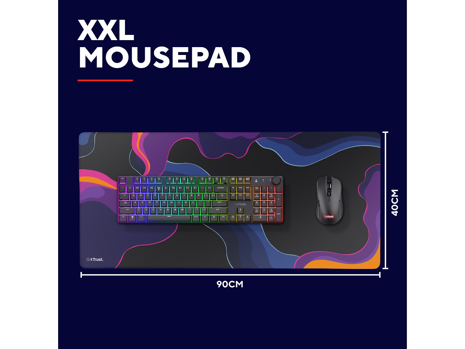 Trust GXT 759 XXL Gamingmusematta (abstrakt) Gamingmusmatta