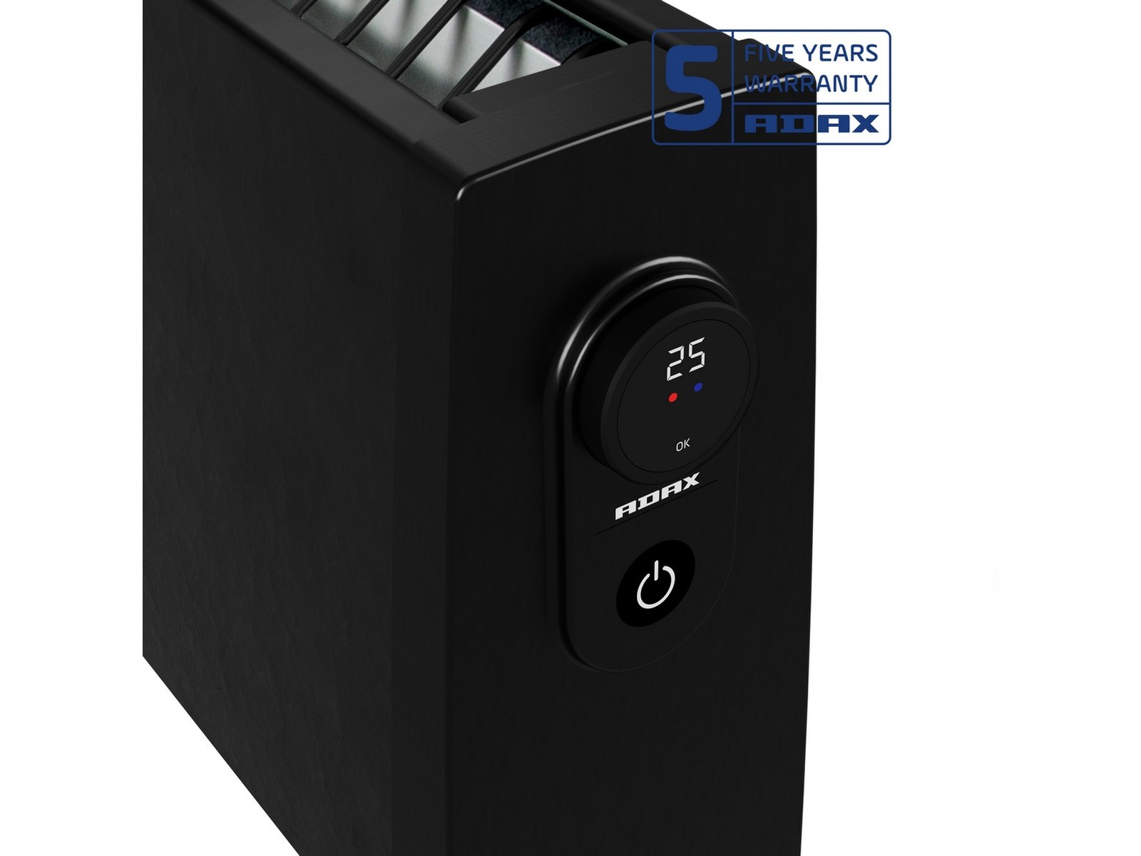 Adax Vilje VG1120WTB WiFi golvelement 2000W 2025 (svart) Fristående element