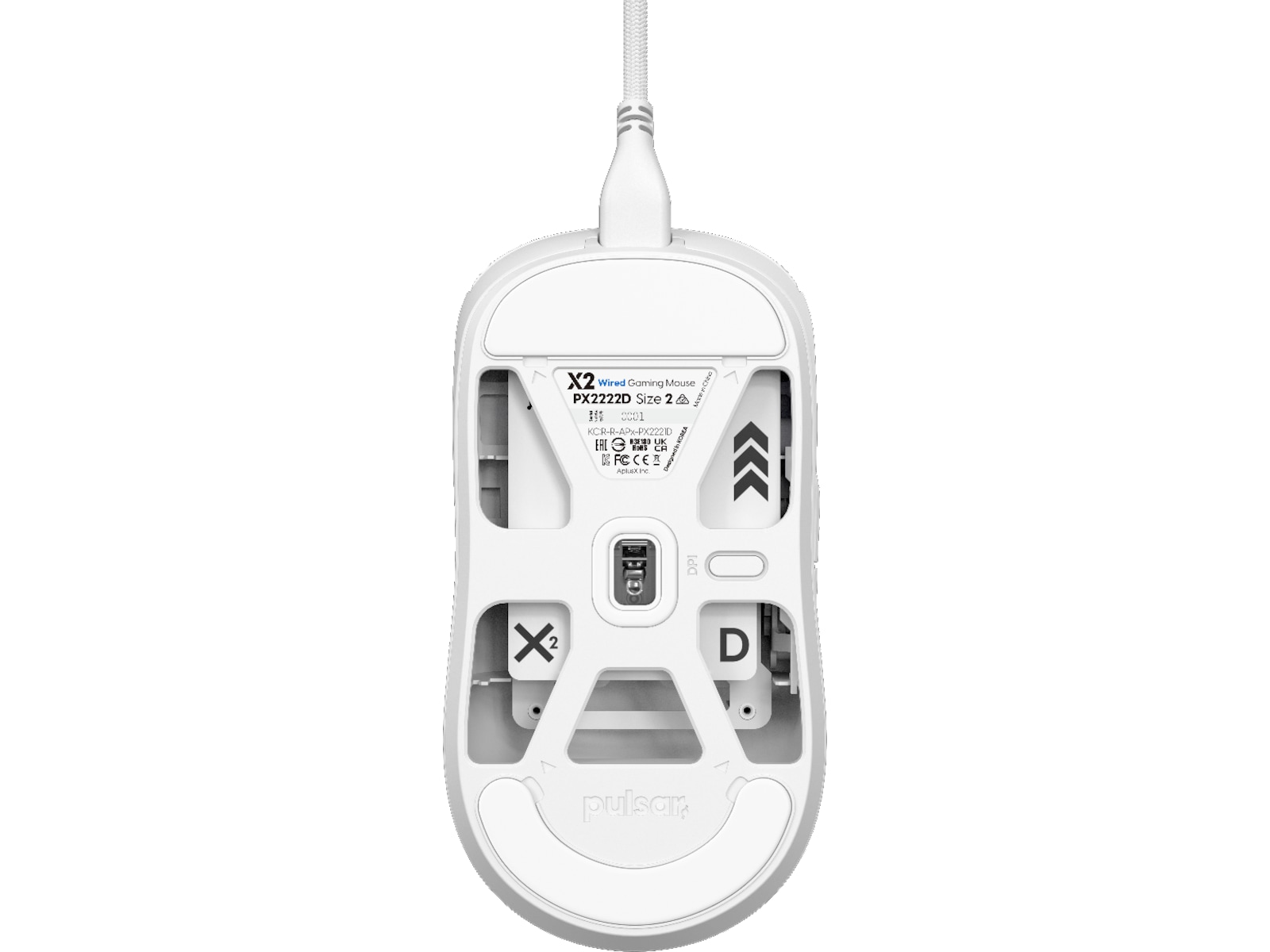 Pulsar X2 Gamingmus (vit) Gamingmus