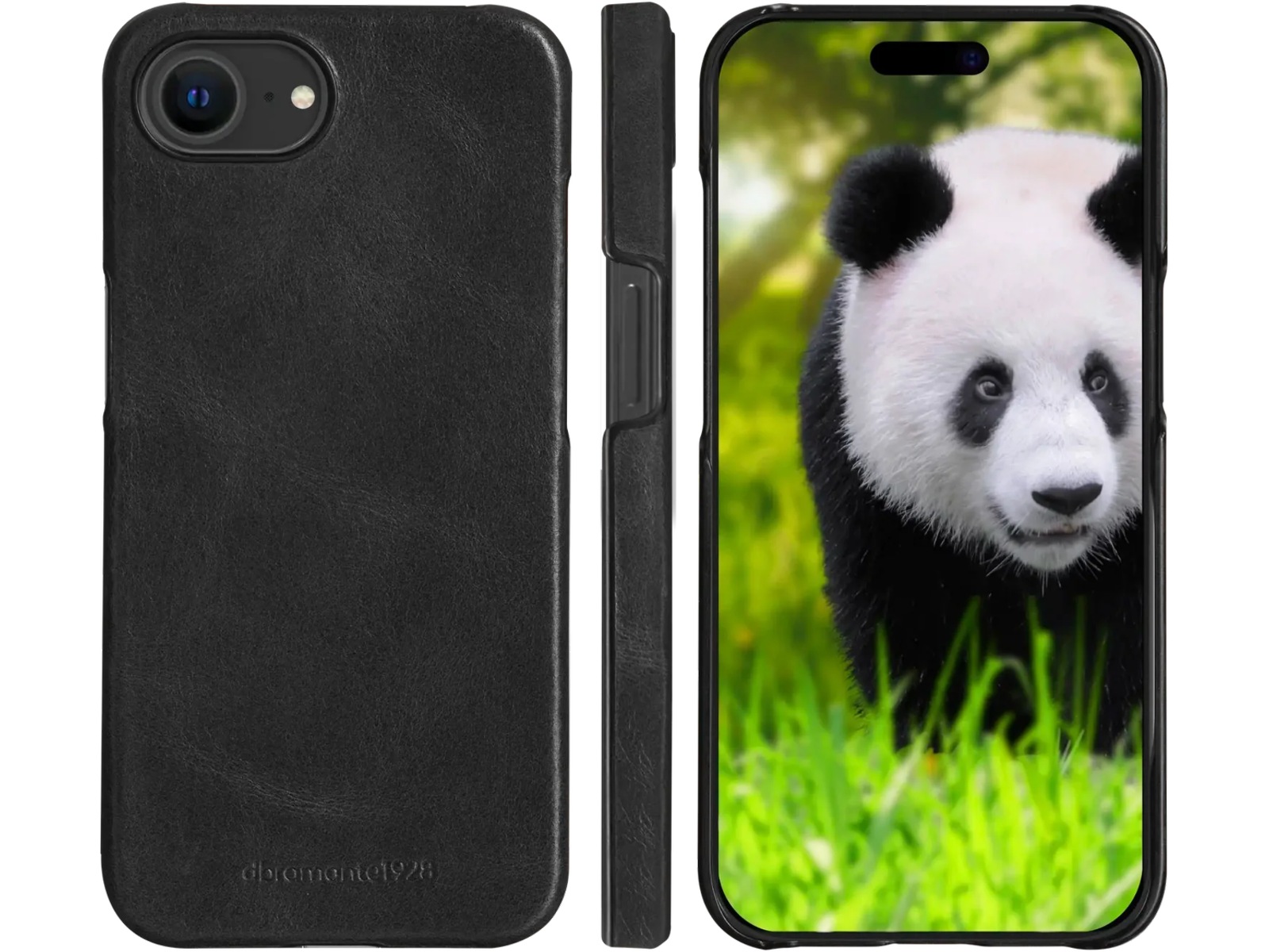 dbramante1928 iPhone 16e Lynge 2-i-1 plånboksfodral (svart) Skydd