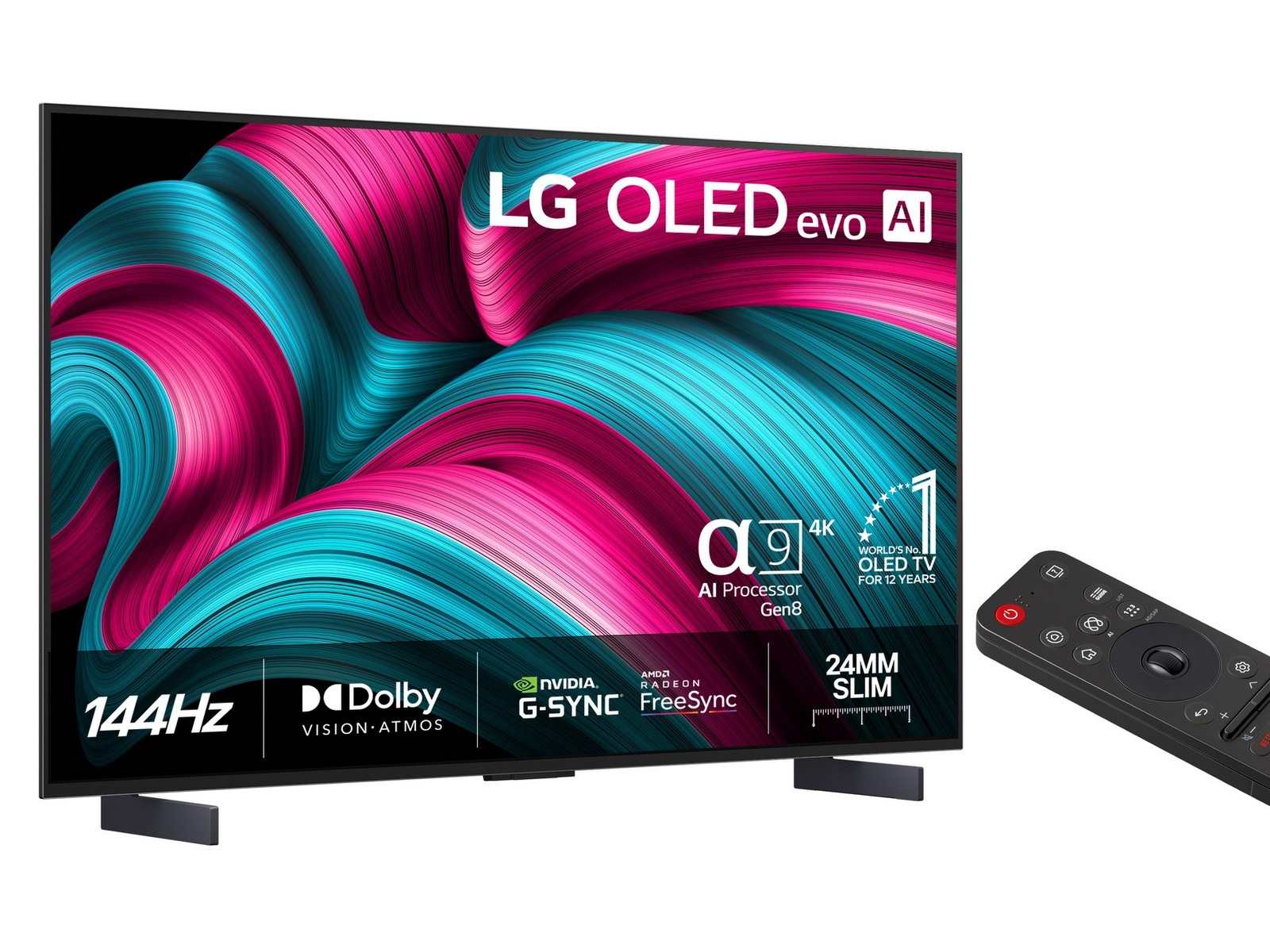 LG 42" C5 AI 4K OLED Smart TV (2025) Bundle 20 - 49 tums TV