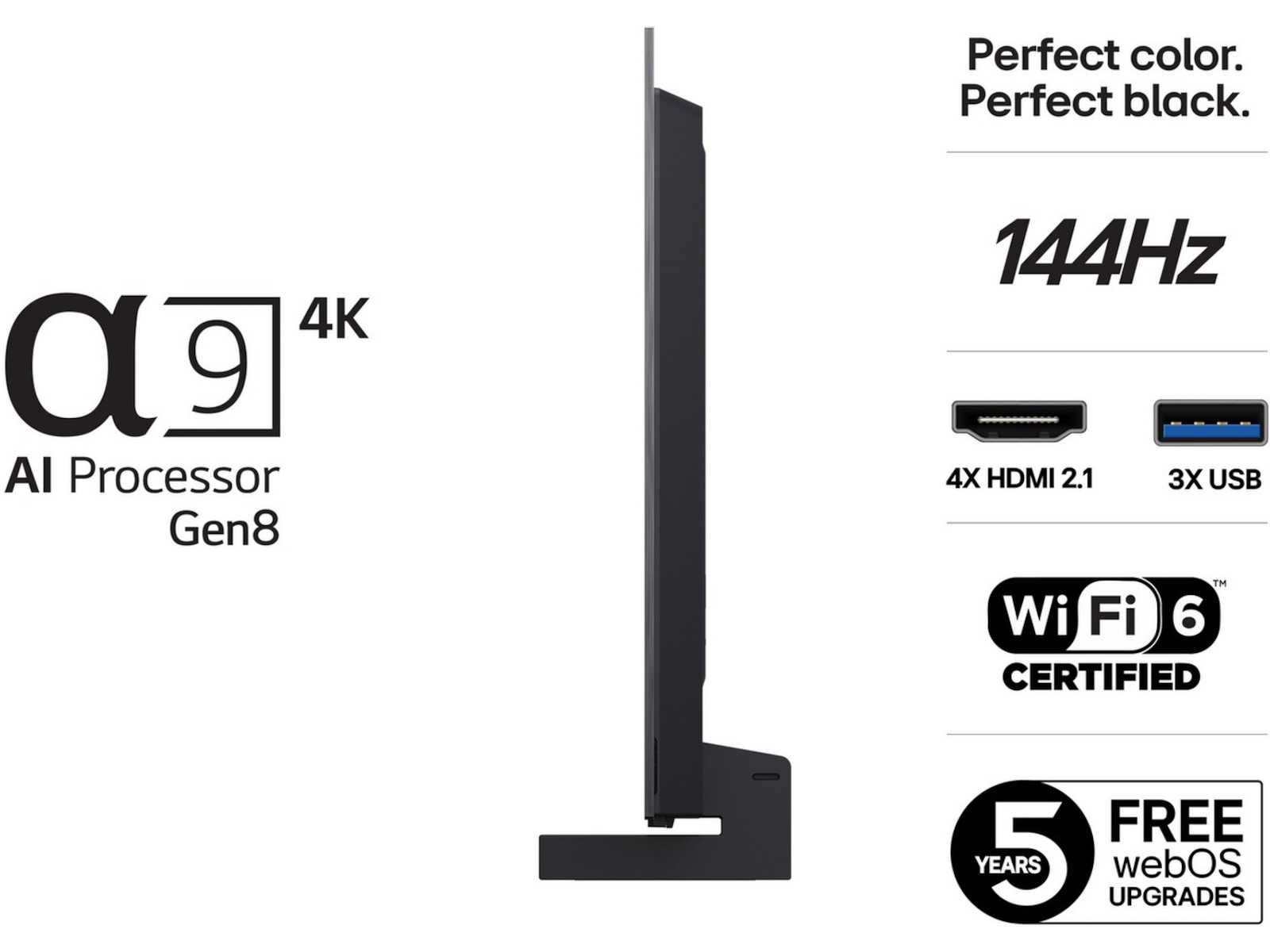 LG 42" C5 AI 4K OLED Smart TV (2025) Bundle 20 - 49 tums TV