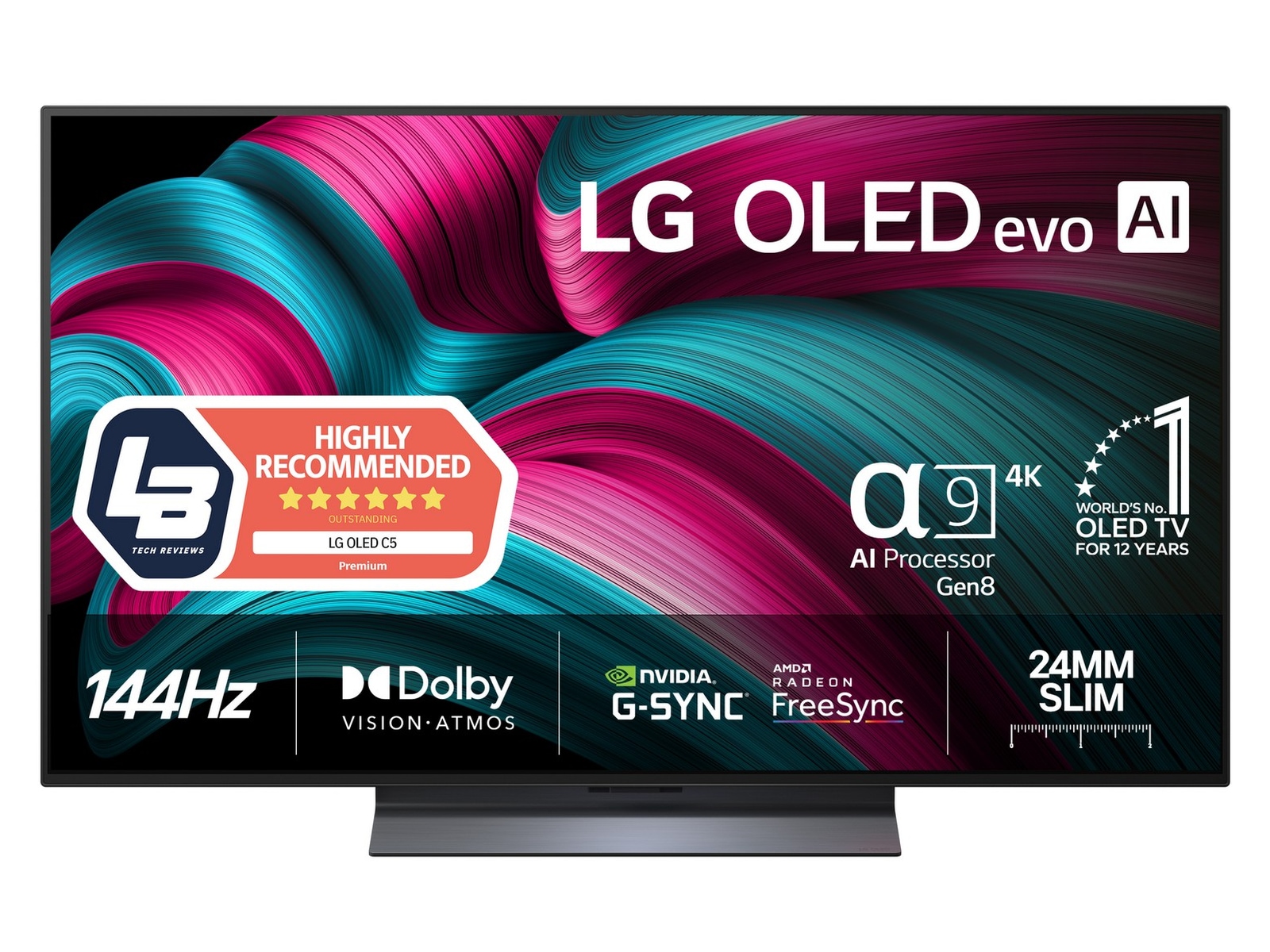 LG 48" C5 AI 4K OLED Smart TV (2025) Bundle 20 - 49 tums TV