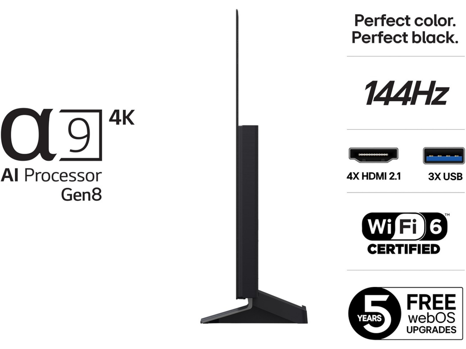 LG 48" C5 AI 4K OLED Smart TV (2025) Bundle 20 - 49 tums TV