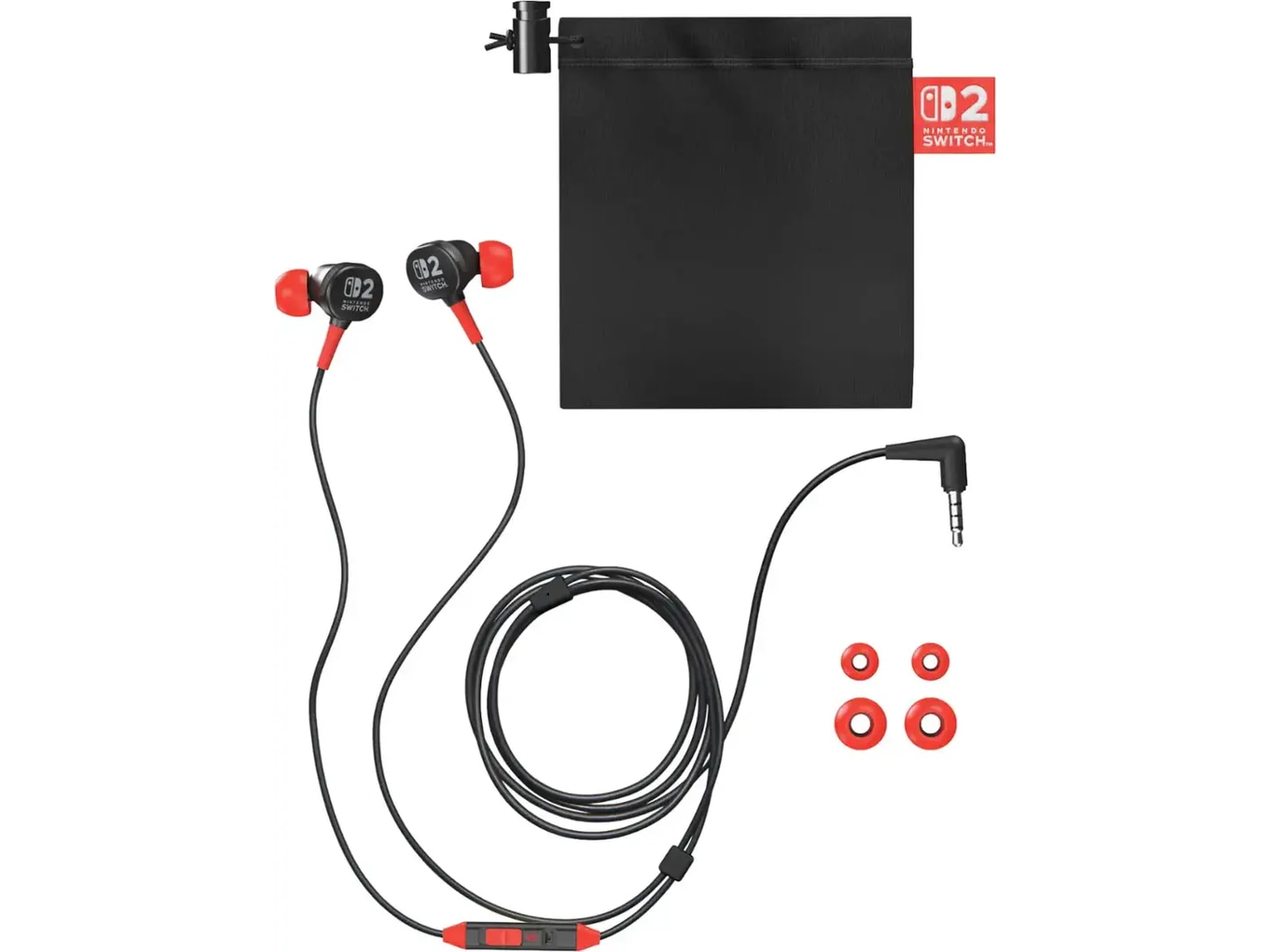 PowerA Trådbundna hörlurar Nintendo Switch 2 (svart) Tillbehör