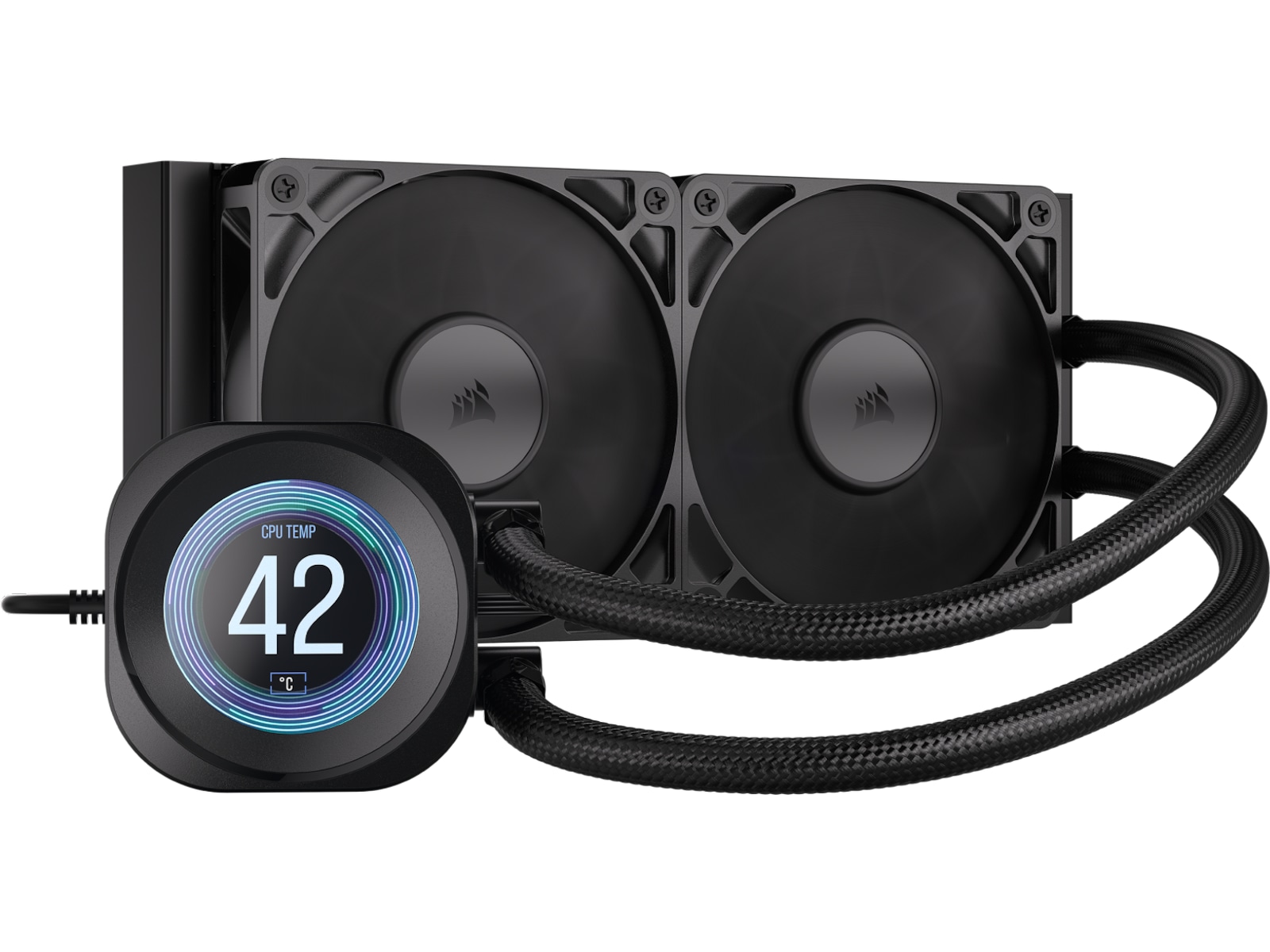 Corsair Nautilus 240 RS LCD Kylare (svart) CPU - Vattenkylning