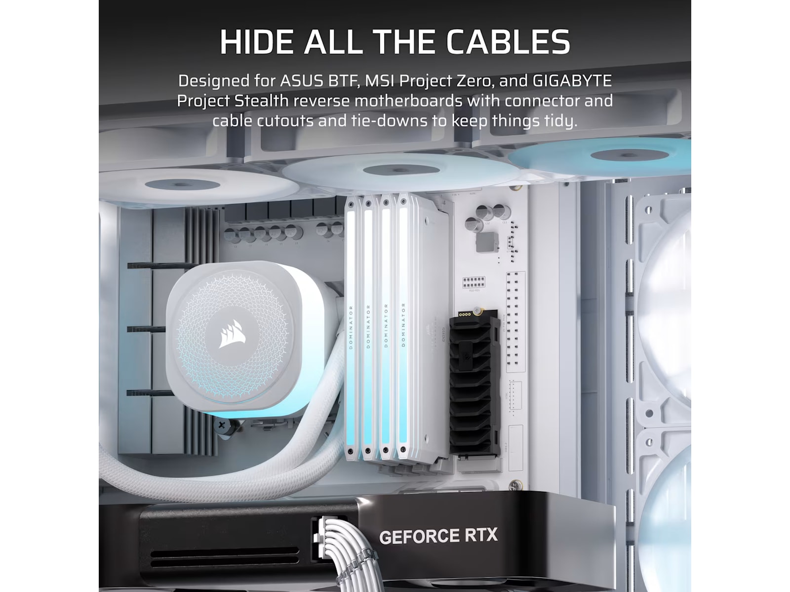 Corsair FRAME 4500X RS-R ARGB Mid Tower (vit) Midi tower