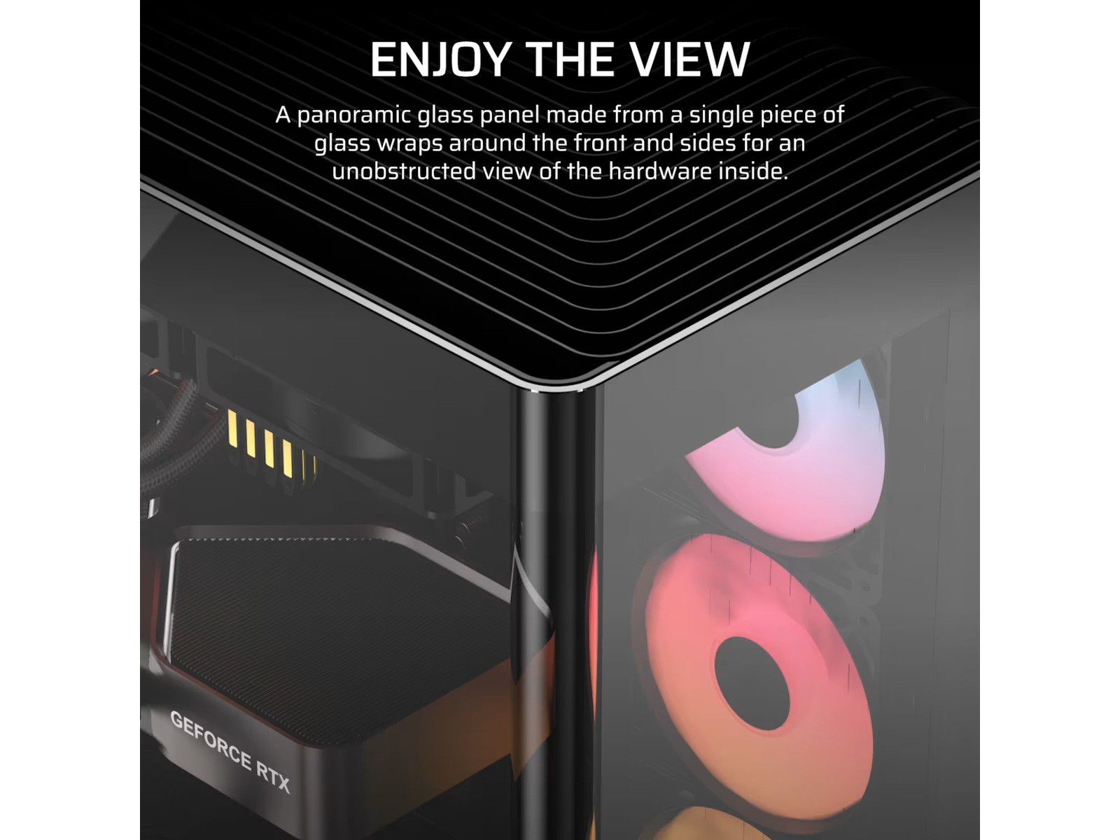 Corsair FRAME 4500X RS-R ARGB Mid Tower (svart) Midi tower