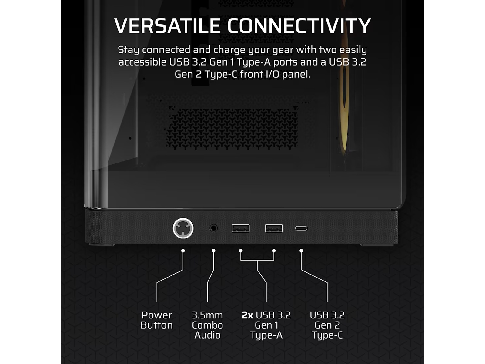 Corsair FRAME 4500X RS-R ARGB Mid Tower (svart) Midi tower