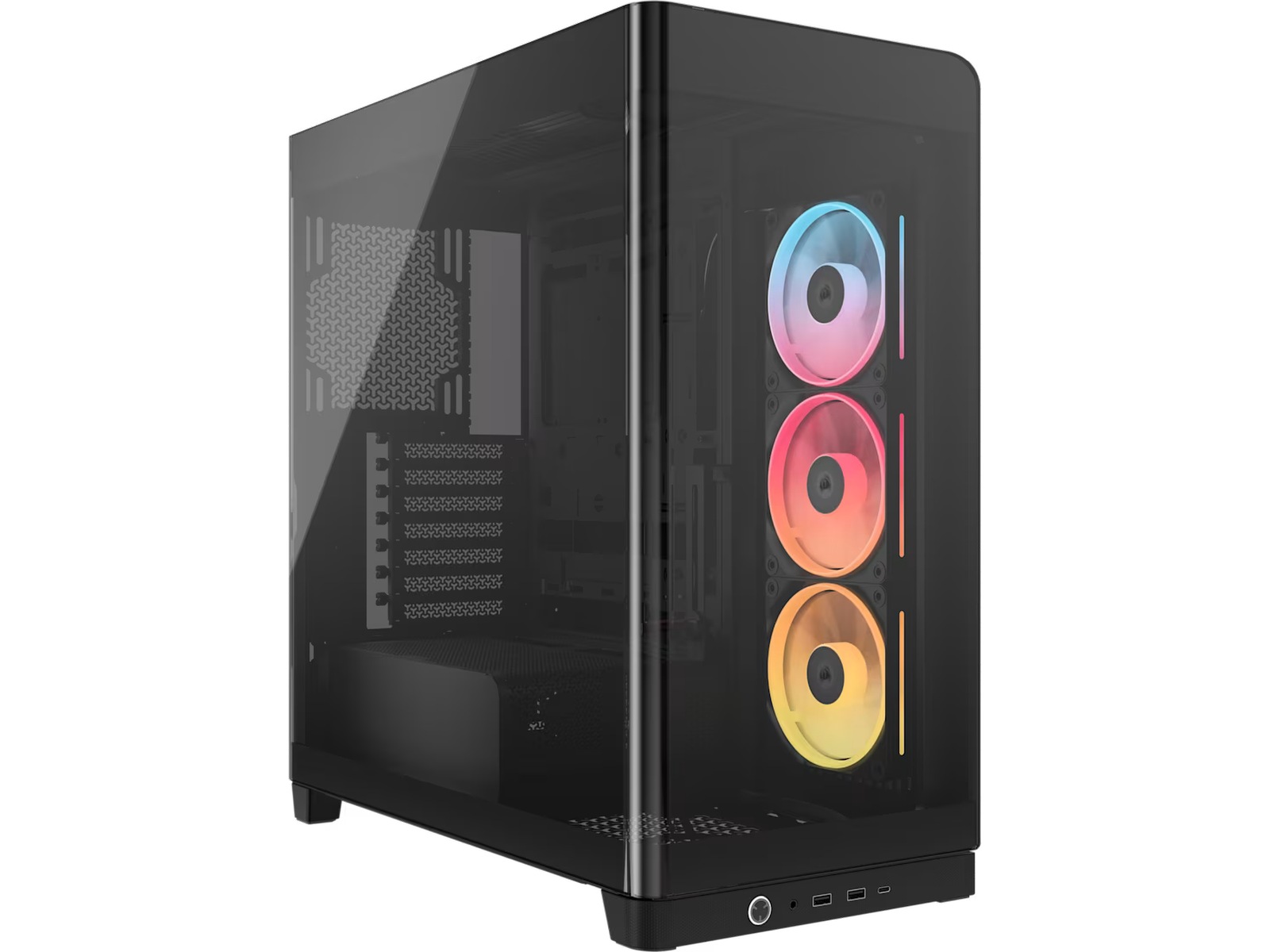 Corsair FRAME 4500X LX-R RGB Mid Tower (svart) Midi tower